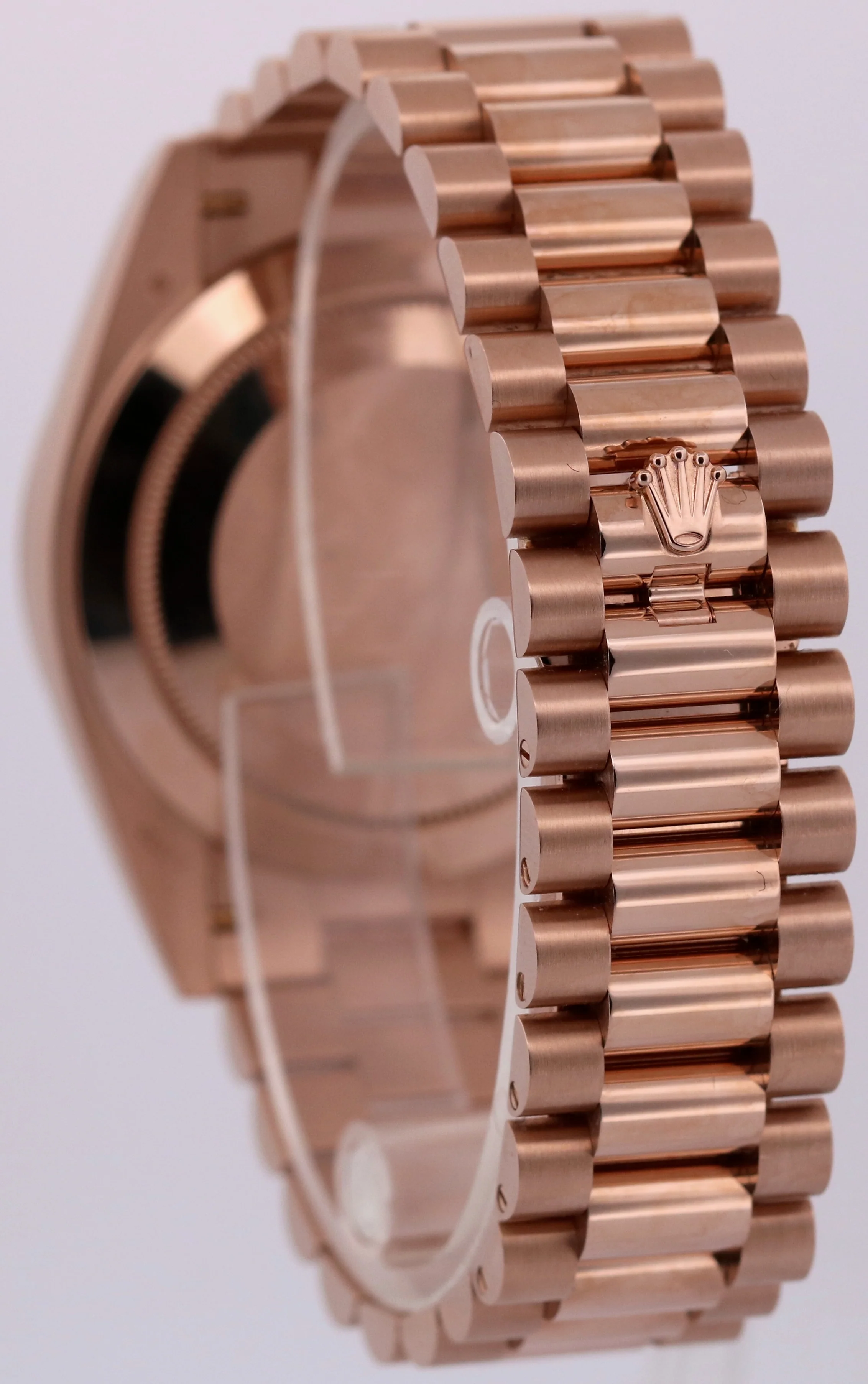 2024 PAPERS Rolex Day-Date President 40mm OLIVE GREEN 18K Rose Gold 228235 BOX - Image 5