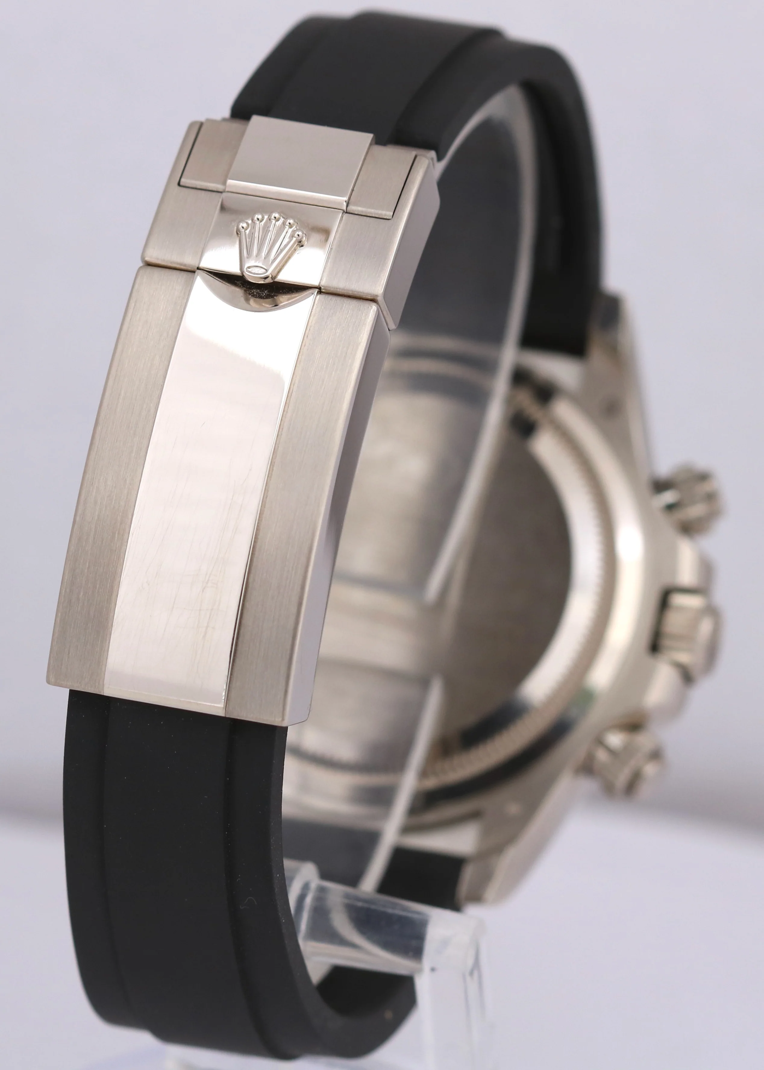 2024 PAPERS Rolex Daytona BLACK 18K White Gold OYSTERFLEX 126519 LN Watch BOX - Image 5