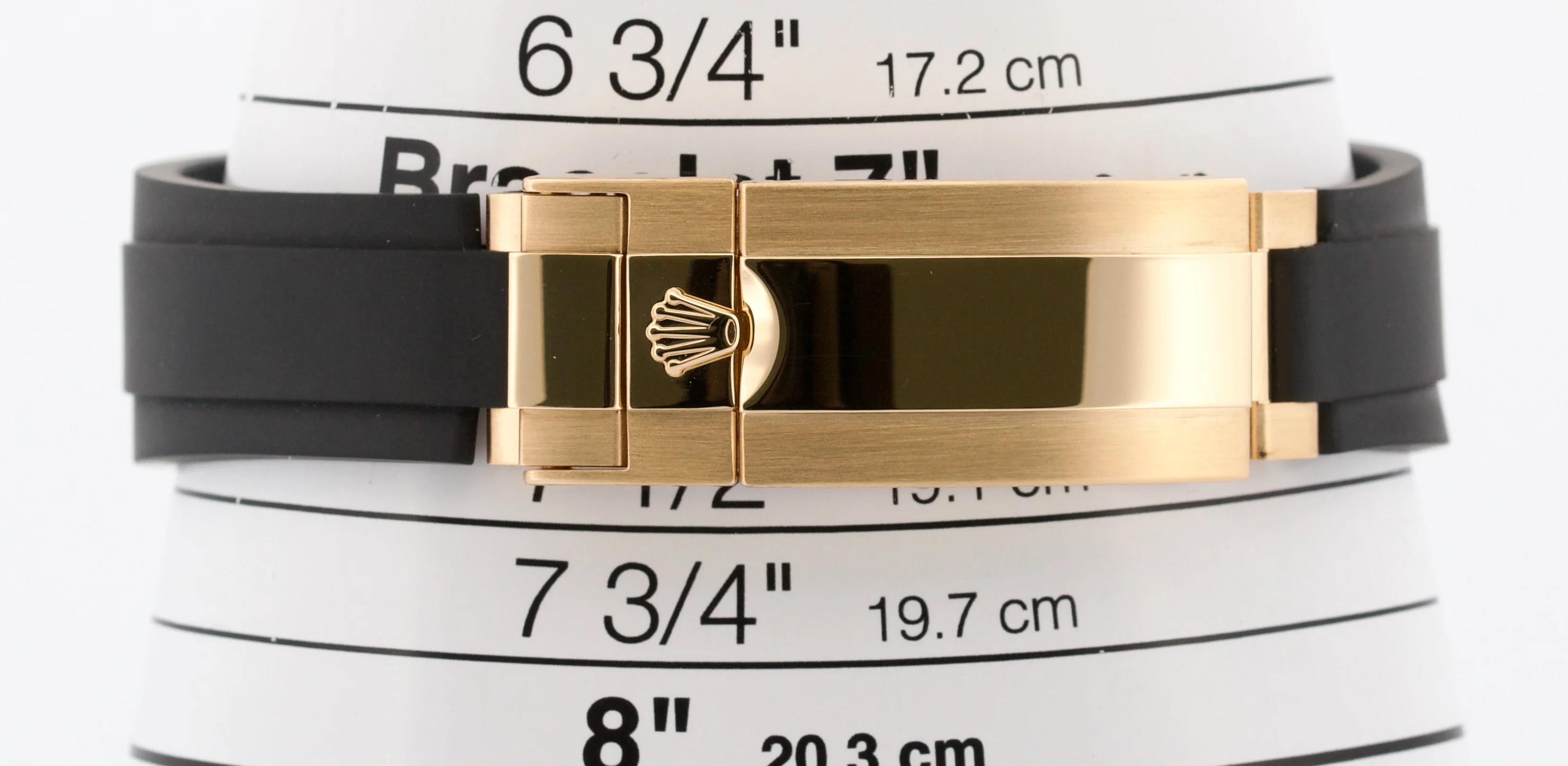 2024 PAPERS Rolex Daytona BLACK 18K Yellow Gold Oysterflex Rubber 126518 LN BOX - Image 7