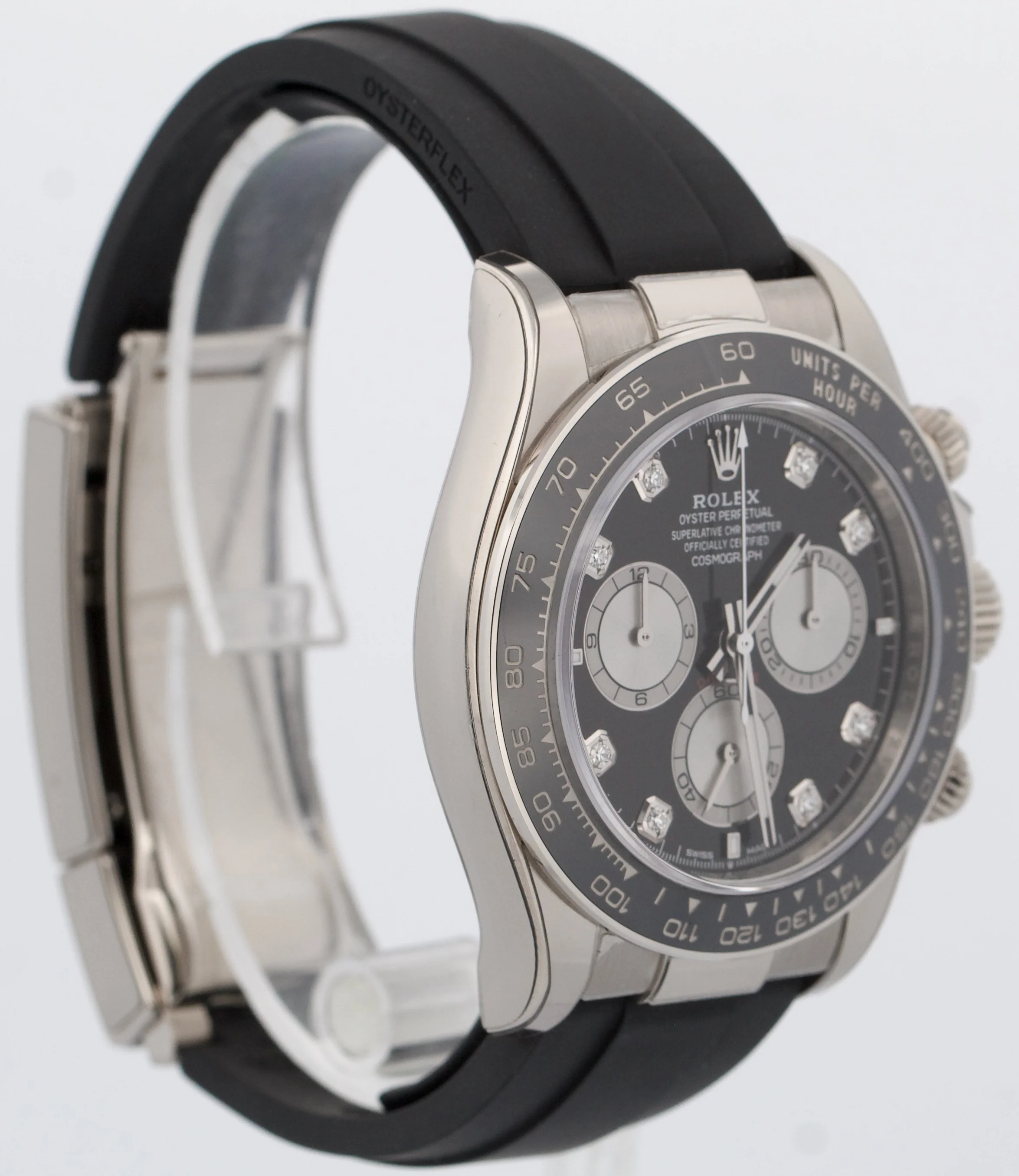 2024 PAPERS Rolex Daytona BLACK DIAMOND 18K Gold OYSTERFLEX 126519 LN Watch BOX - Image 4