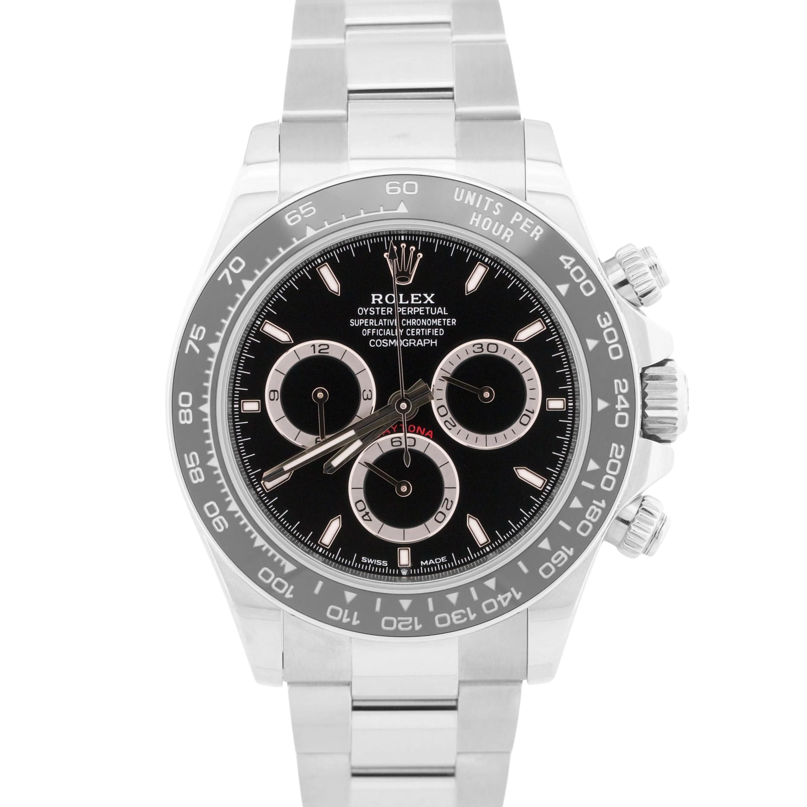 2024 PAPERS Rolex Daytona Cosmograph BLACK 40mm Ceramic Steel 126500 LN BOX