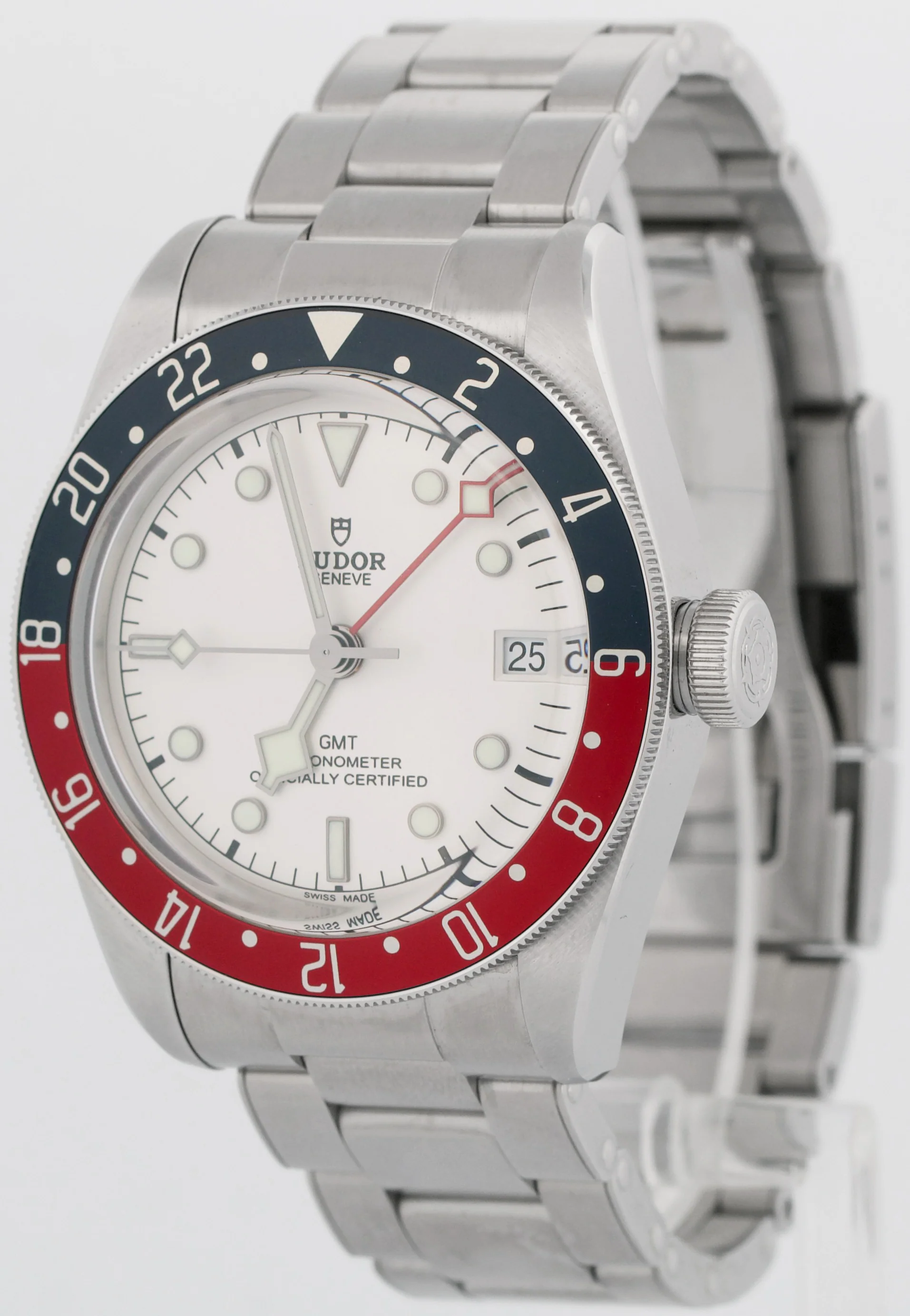 2024 PAPERS Tudor Black Bay 41 GMT 41mm White PEPSI Red Blue Steel 79830 RB BOX - Image 3