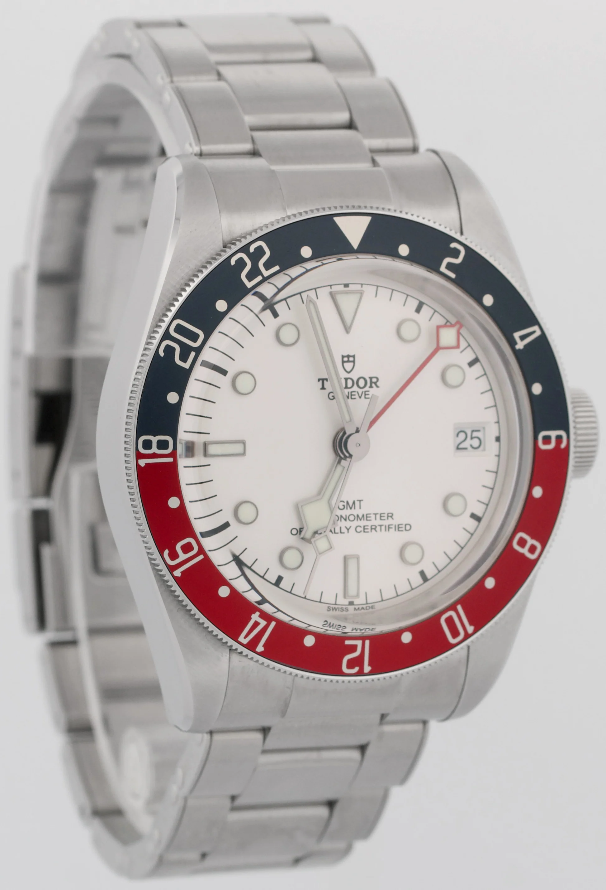 2024 PAPERS Tudor Black Bay 41 GMT 41mm White PEPSI Red Blue Steel 79830 RB BOX - Image 4