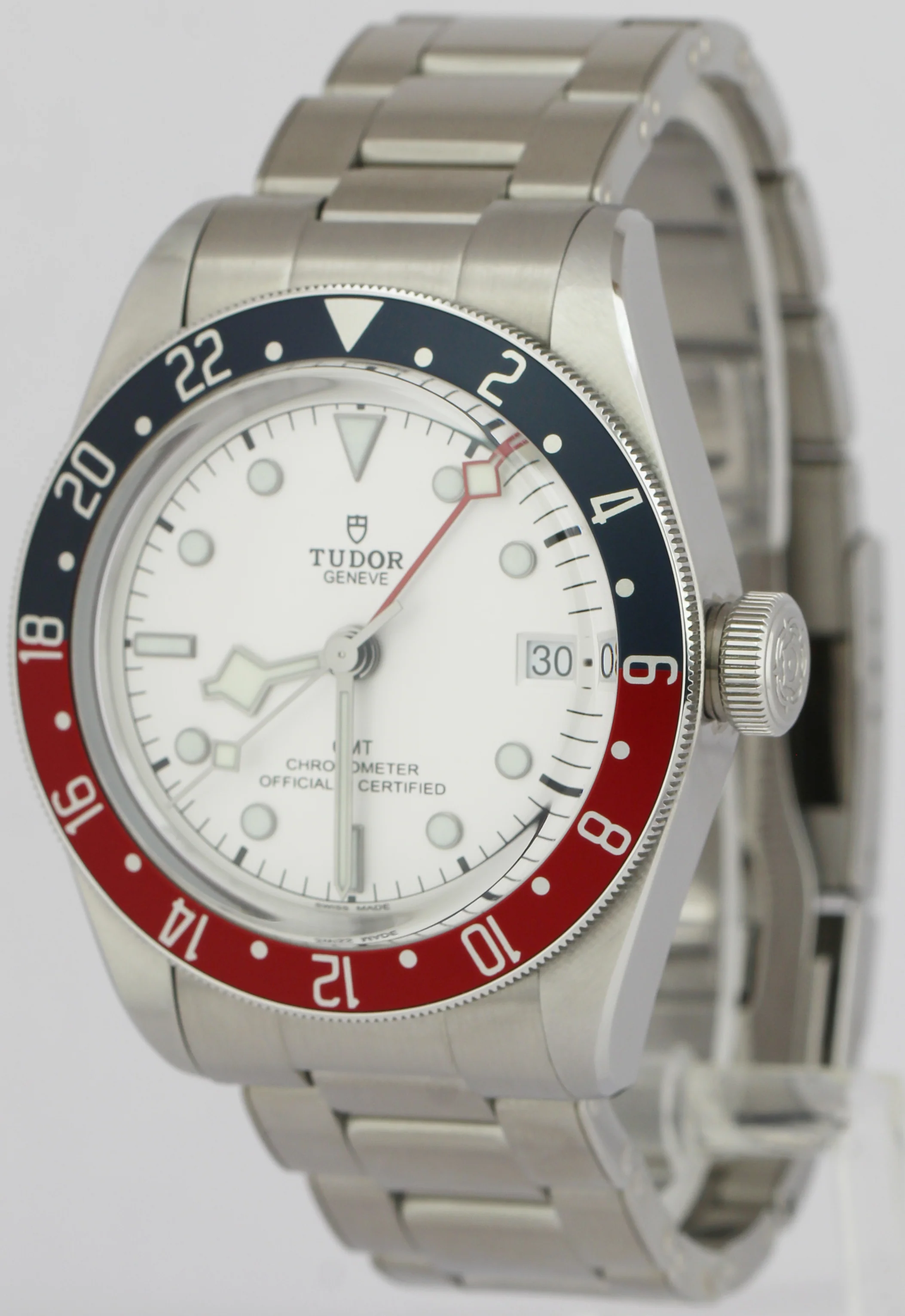 2024 PAPERS Tudor Black Bay 41 GMT 41mm White PEPSI Red Blue Steel 79830 RB BOX - Image 3