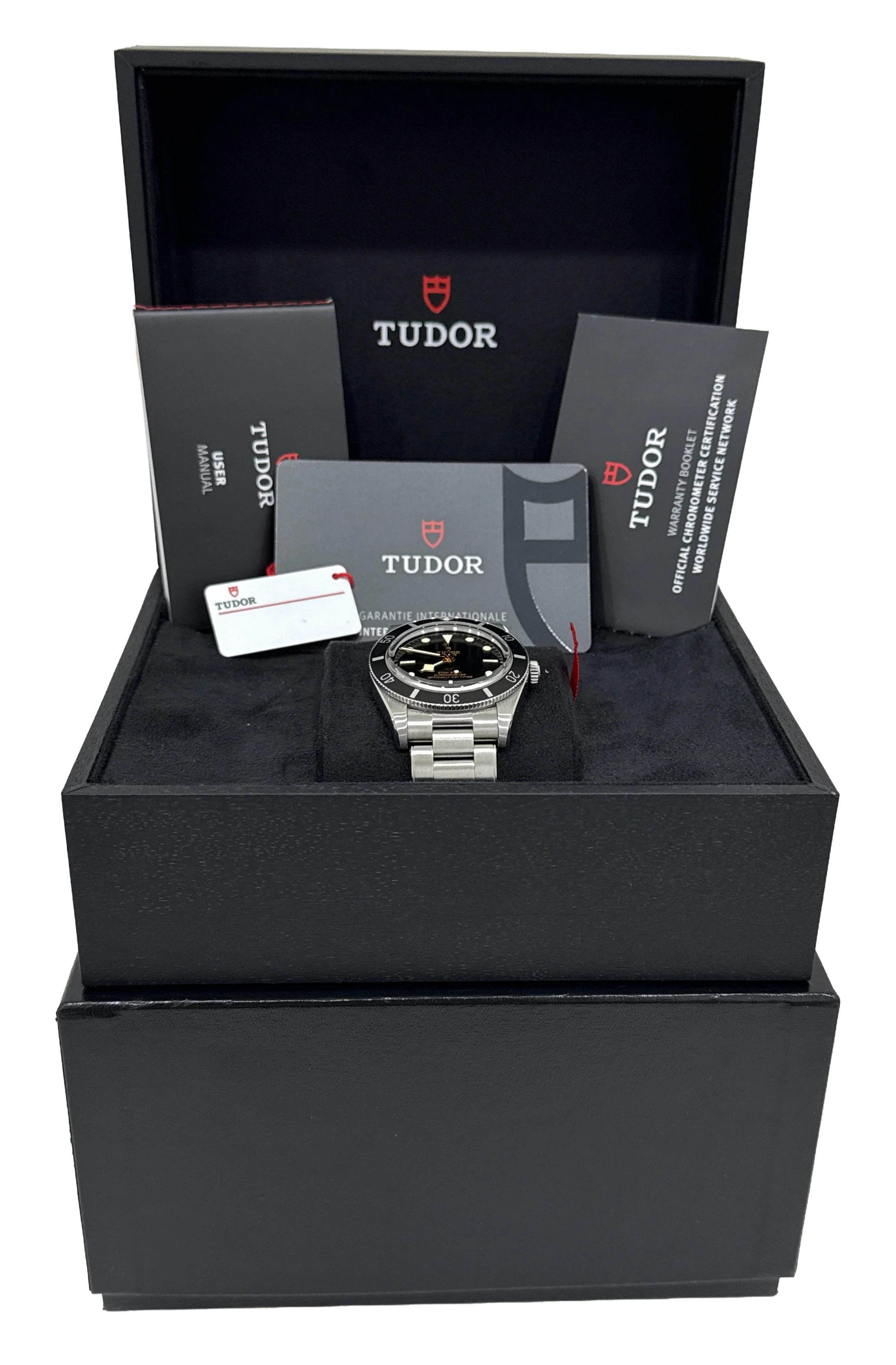 2024 PAPERS Tudor Black Bay 54 BLACK Stainless Steel 37mm 79000 N Watch BOX - Image 2