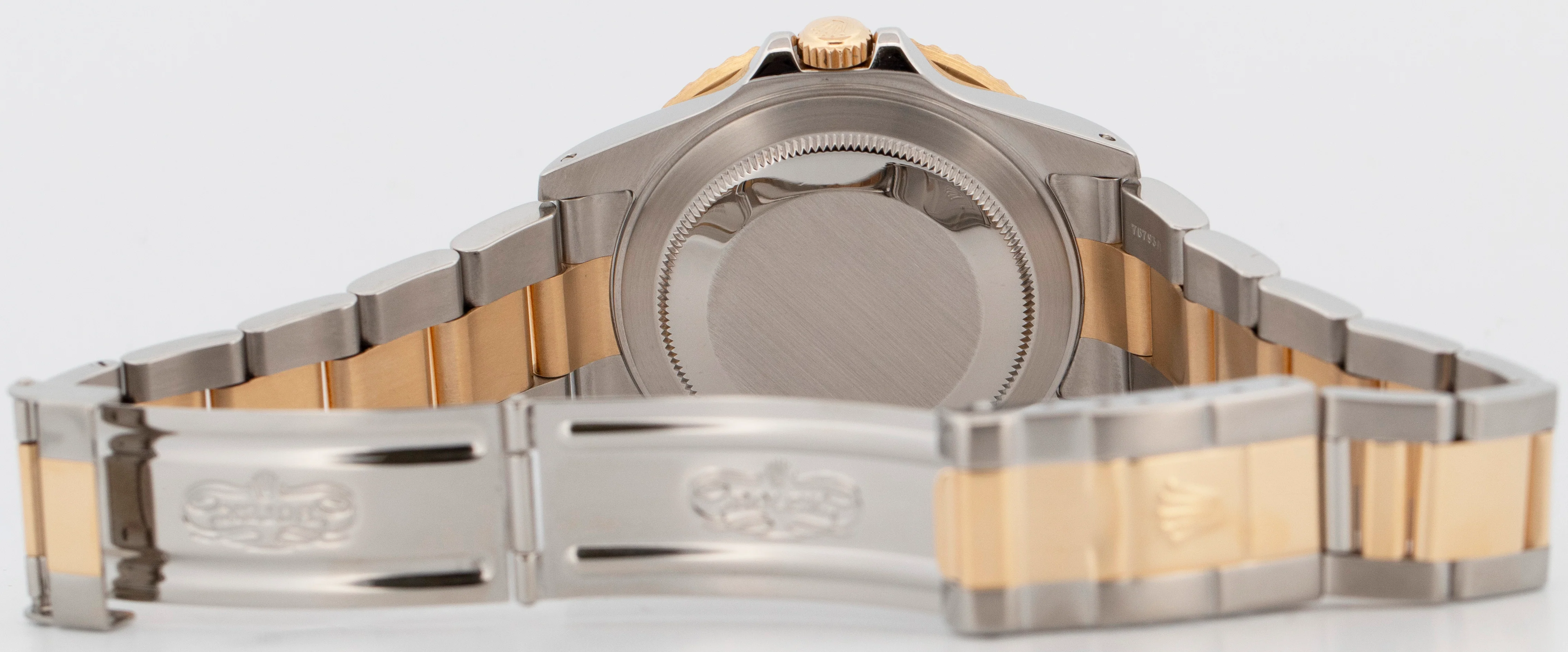 2024 RSC Rolex GMT-Master II BLACK 18K Yellow Gold Stainless Steel 40mm 16713 - Image 8