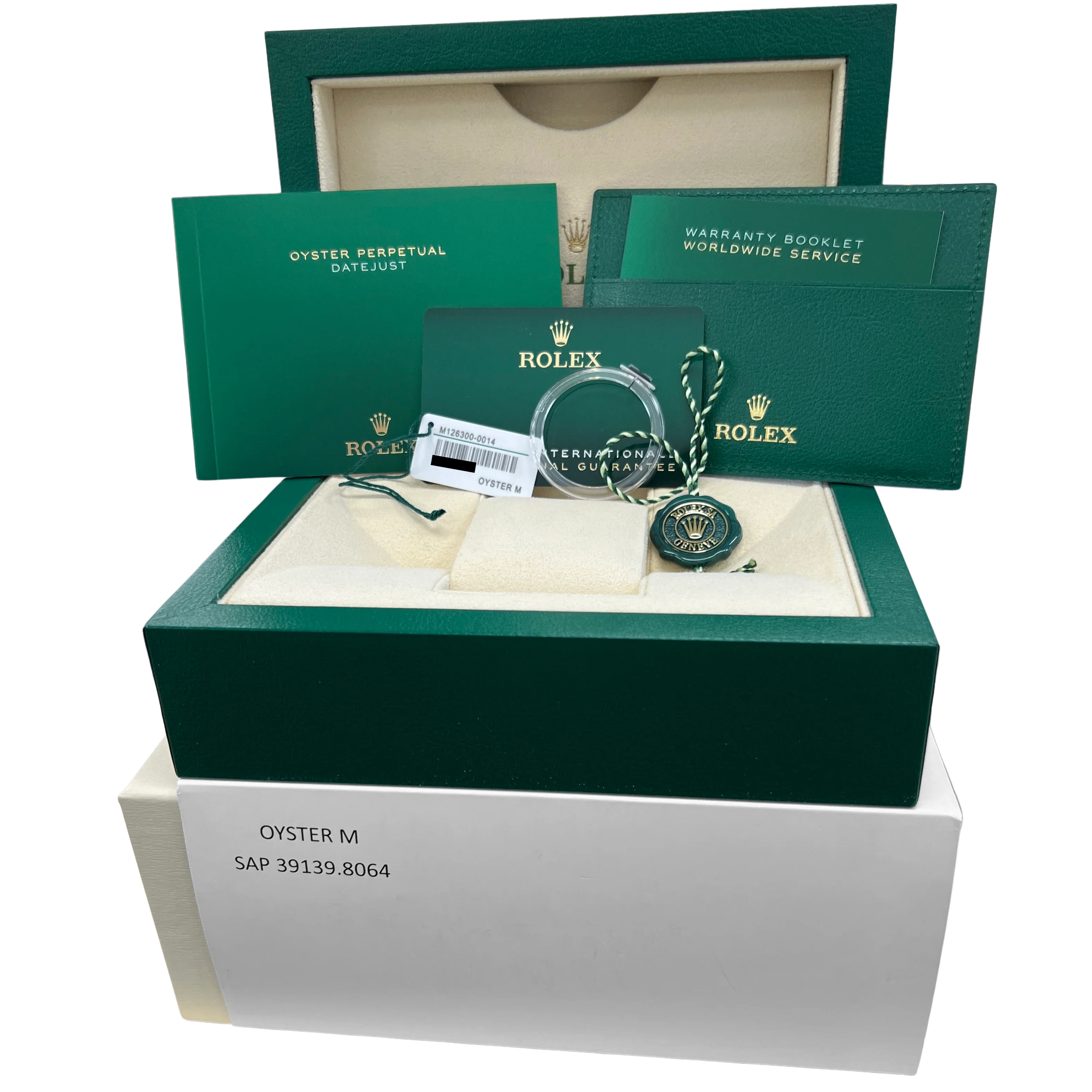 2025 PAPERS Rolex DateJust WIMBLEDON Rhodium Steel 41mm JUBILEE Watch 126300 BOX - Image 2