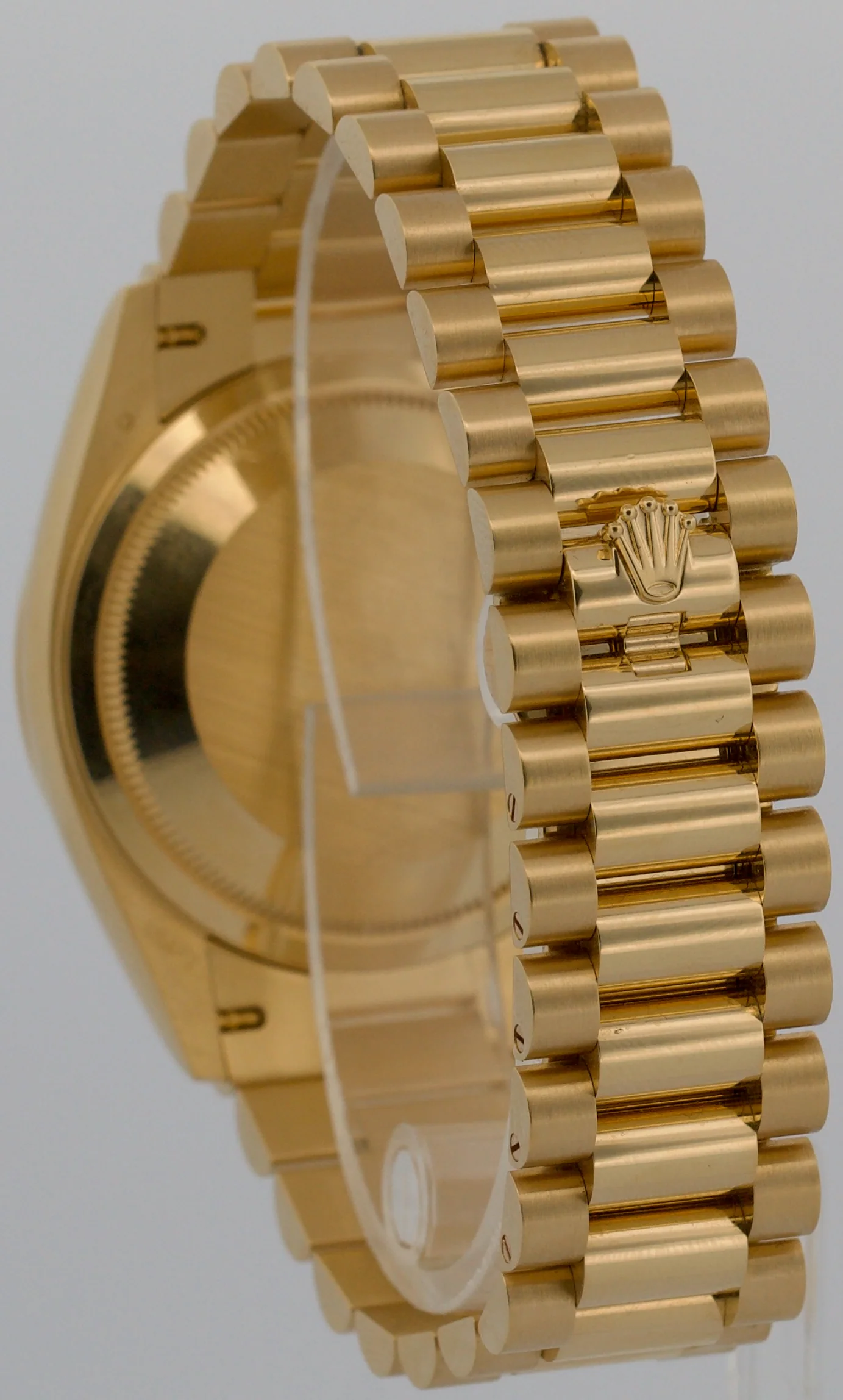 2025 PAPERS Rolex Day-Date President 18K Gold GREY DIAMOND 36mm 128238 BOX - Image 5