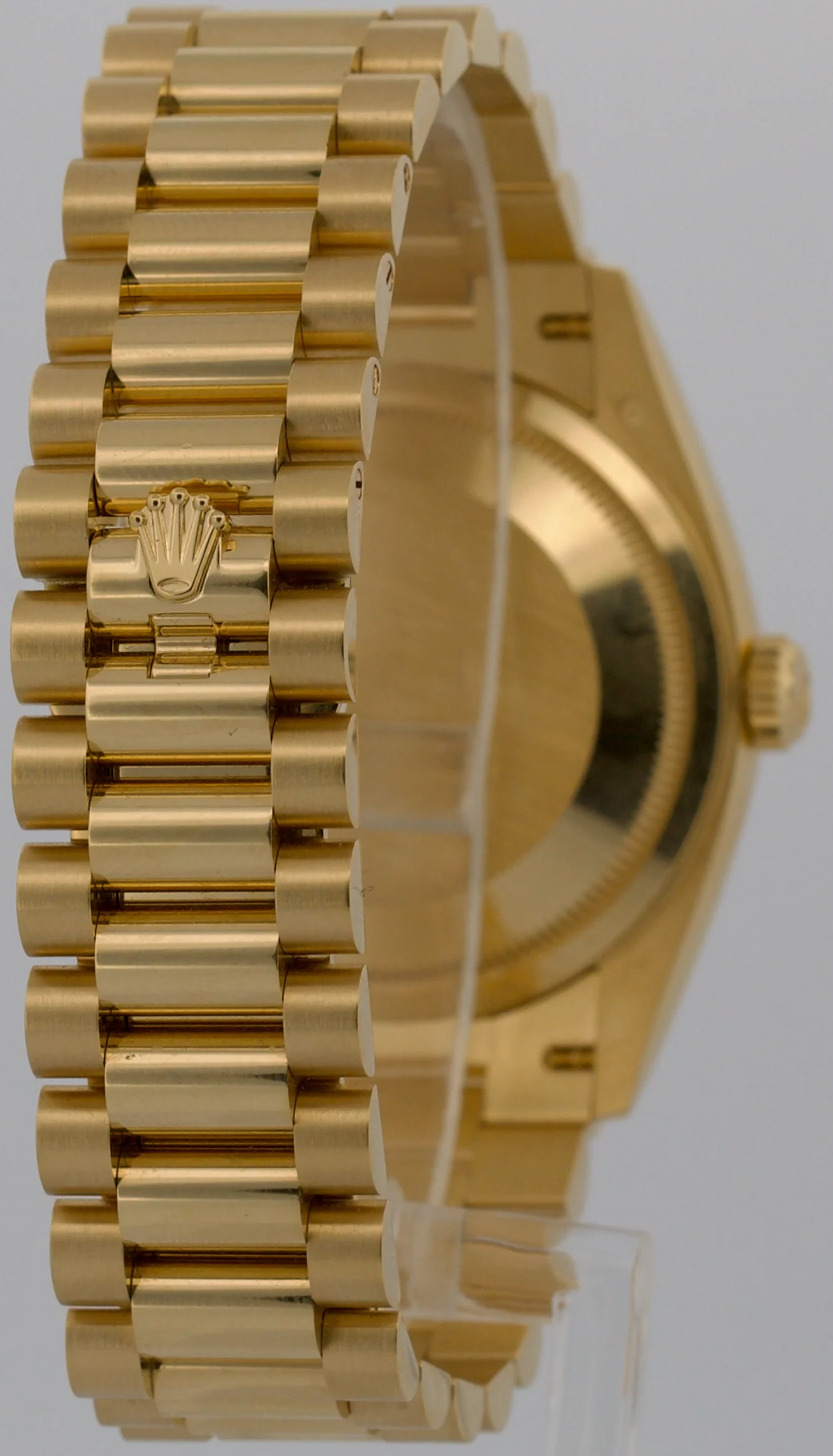 2025 PAPERS Rolex Day-Date President 18K Gold GREY DIAMOND 36mm 128238 BOX - Image 6
