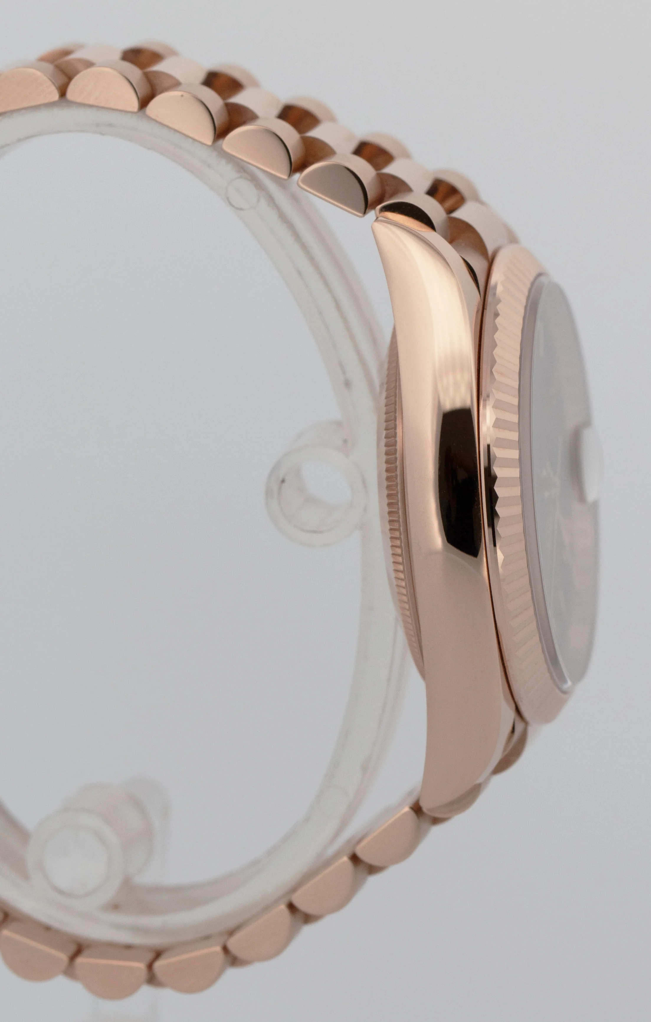 2025 PAPERS Rolex Day-Date President OLIVE ROMAN 36mm Rose Gold 128235 Watch BOX - Image 3