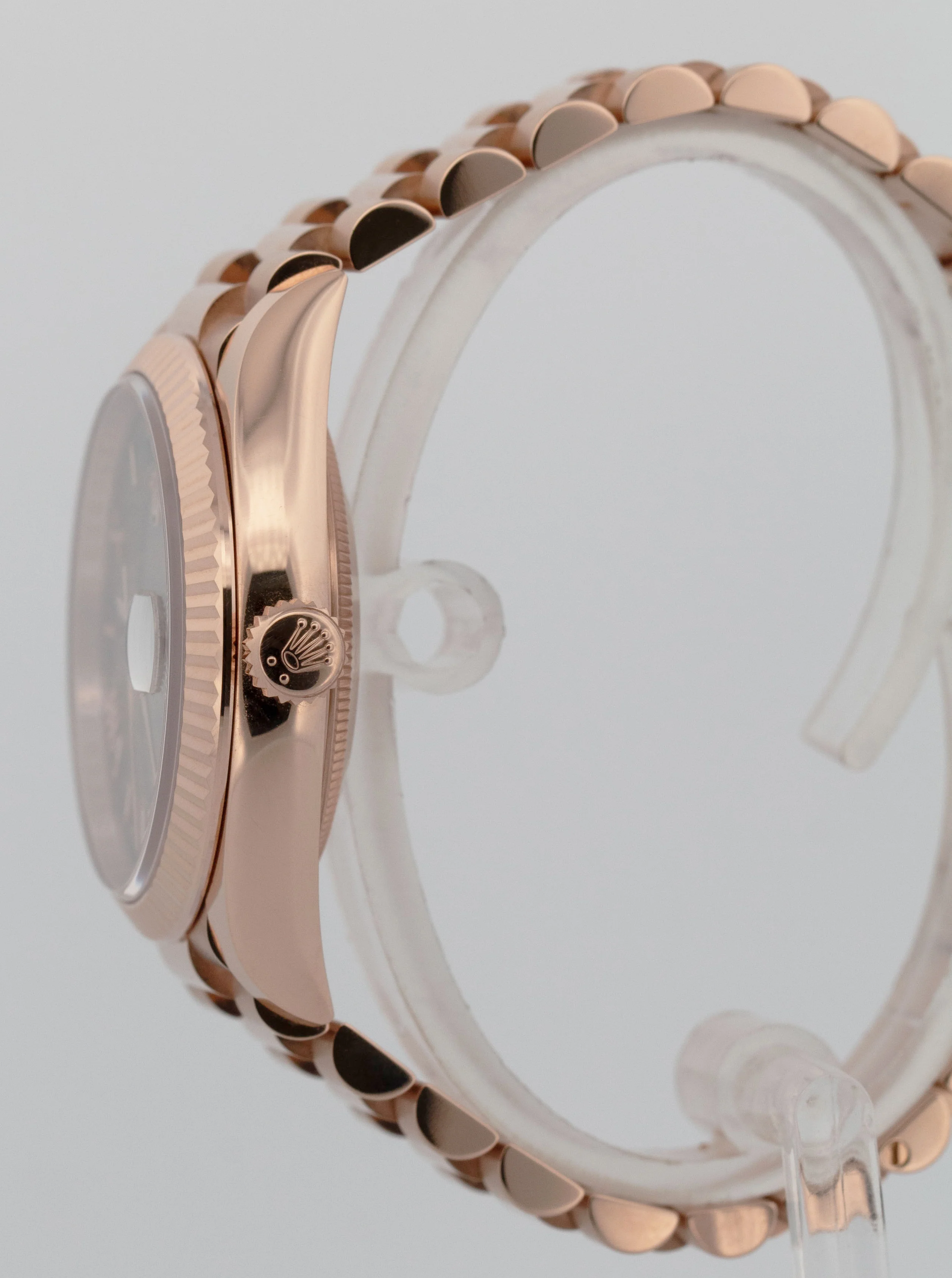 2025 PAPERS Rolex Day-Date President OLIVE ROMAN 36mm Rose Gold 128235 Watch BOX - Image 5