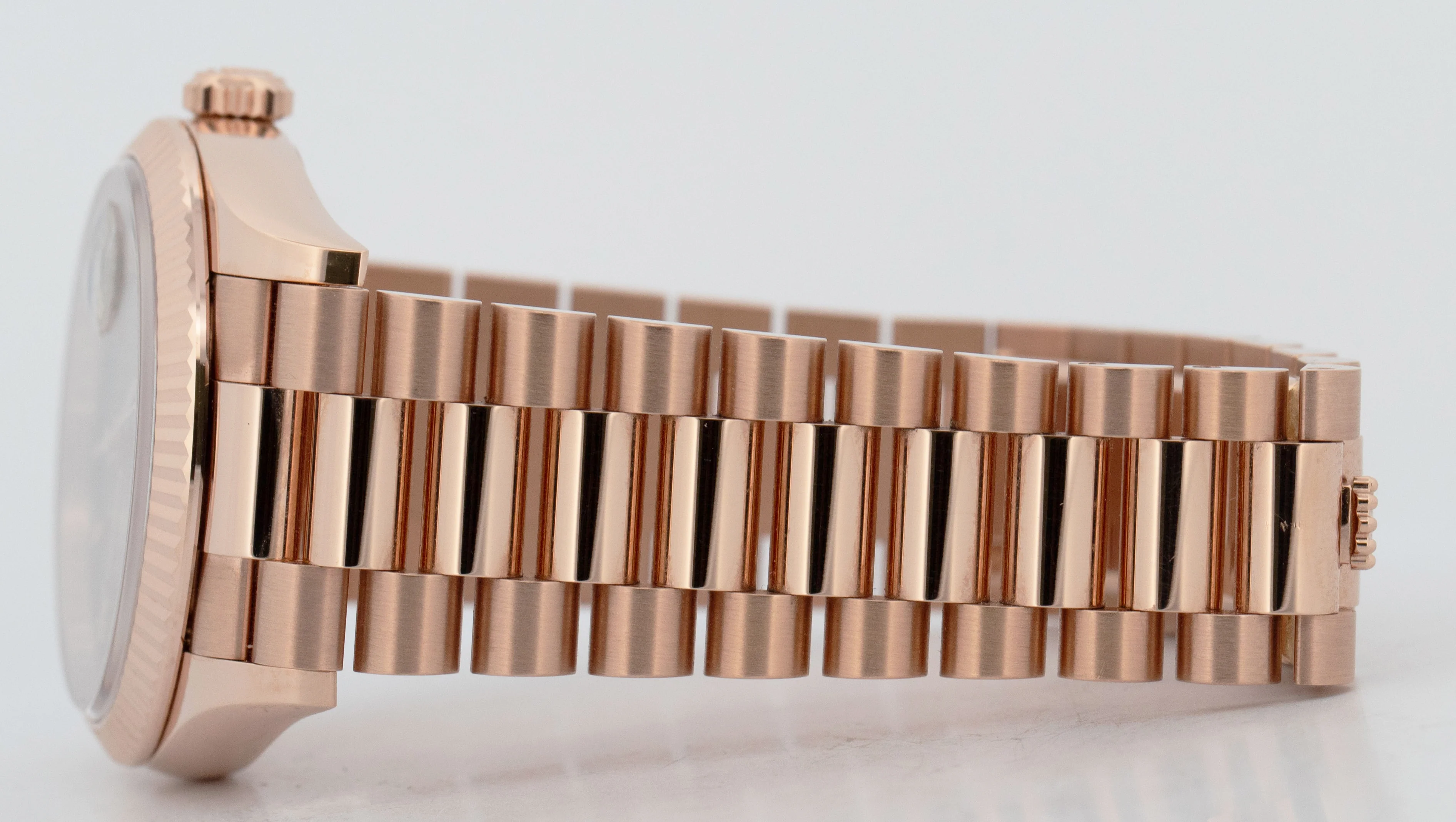 2025 PAPERS Rolex Day-Date President OLIVE ROMAN 36mm Rose Gold 128235 Watch BOX - Image 8