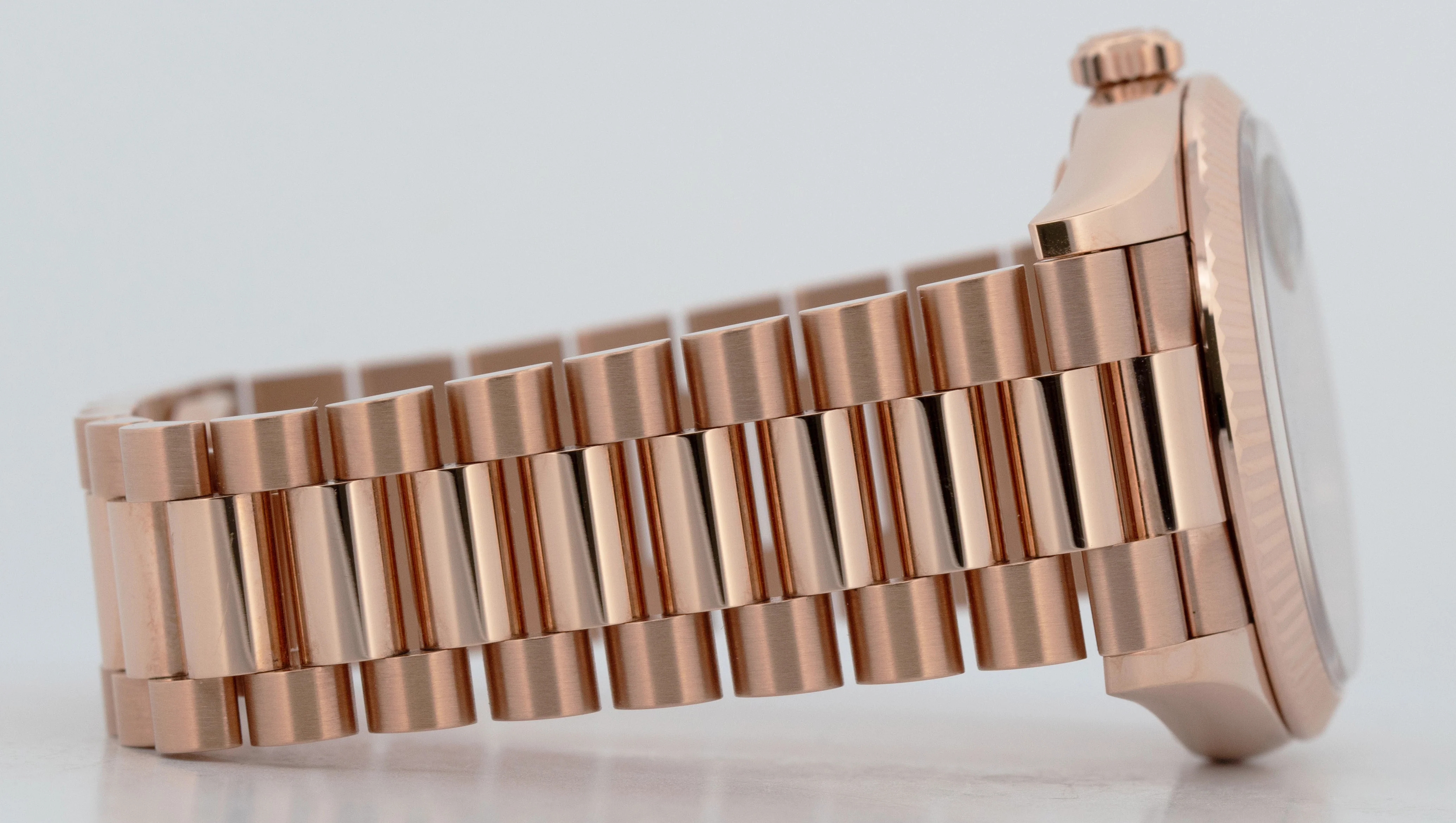 2025 PAPERS Rolex Day-Date President OLIVE ROMAN 36mm Rose Gold 128235 Watch BOX - Image 9