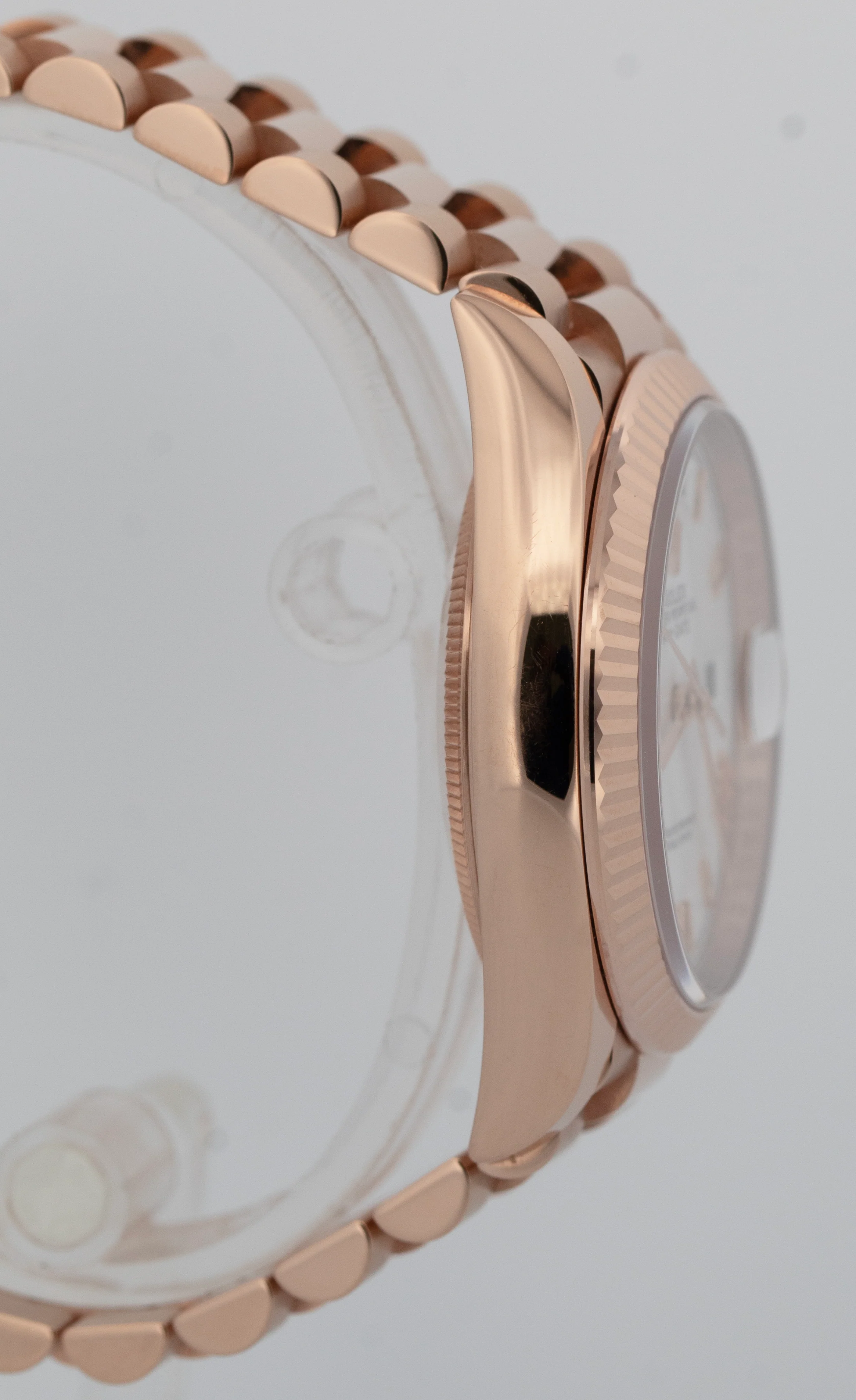 2025 PAPERS Rolex Day-Date President WHITE ROMAN Dial 36mm Rose Gold 128235 BOX - Image 4