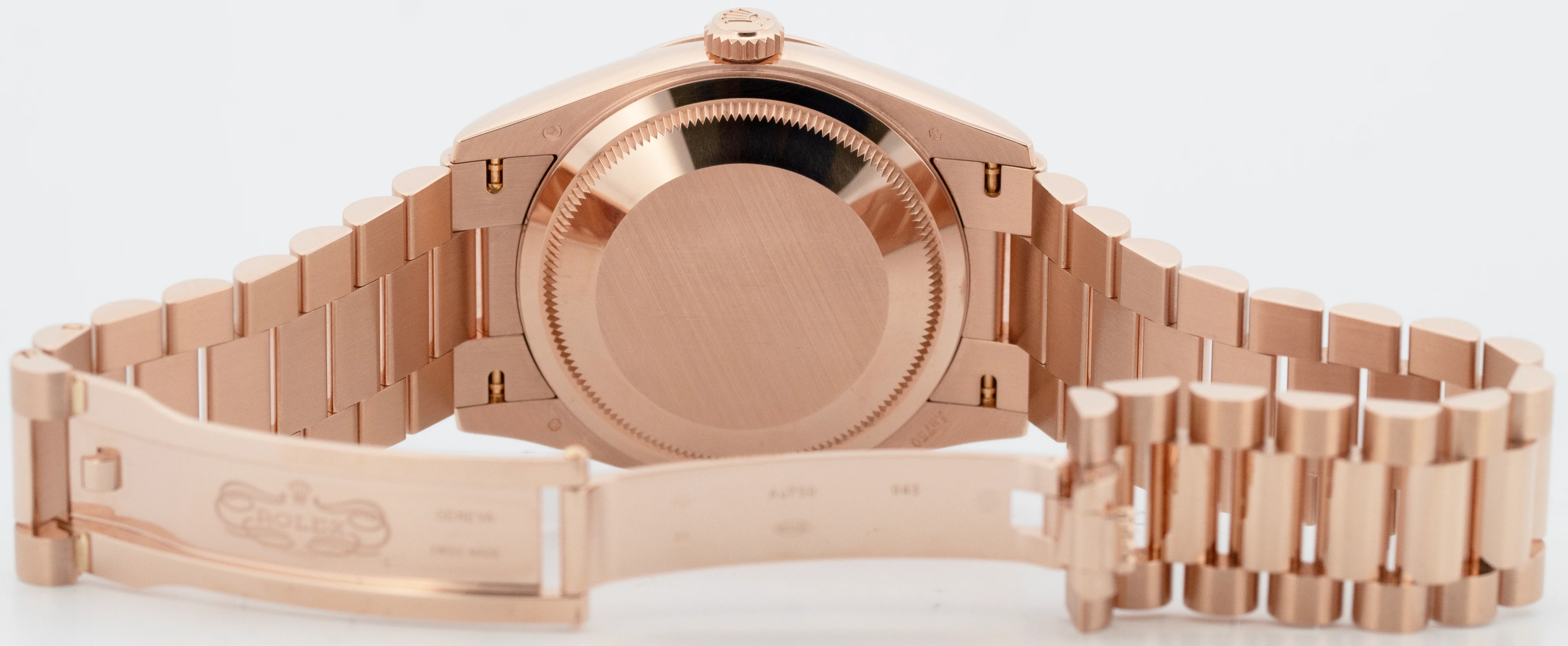 2025 PAPERS Rolex Day-Date President WHITE ROMAN Dial 36mm Rose Gold 128235 BOX - Image 8