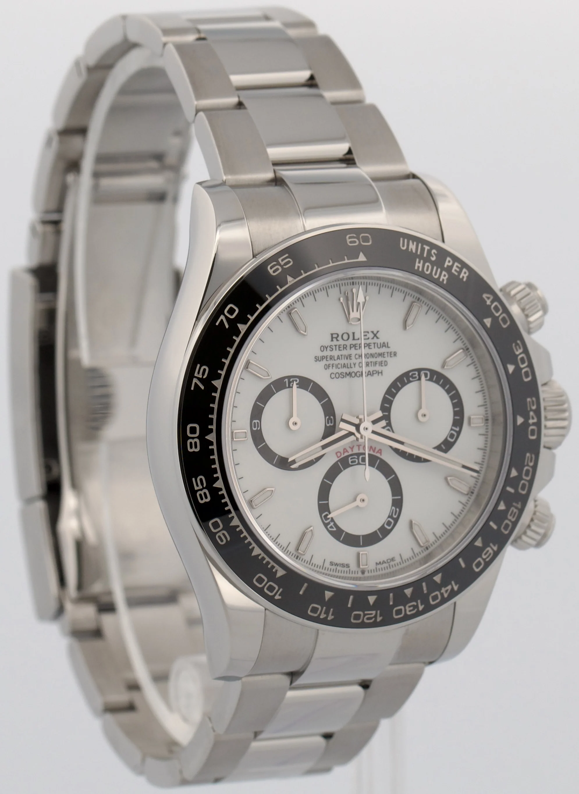 2025 PAPERS Rolex Daytona Cosmograph Steel PANDA White Steel 40mm 126500 LN BOX - Image 4
