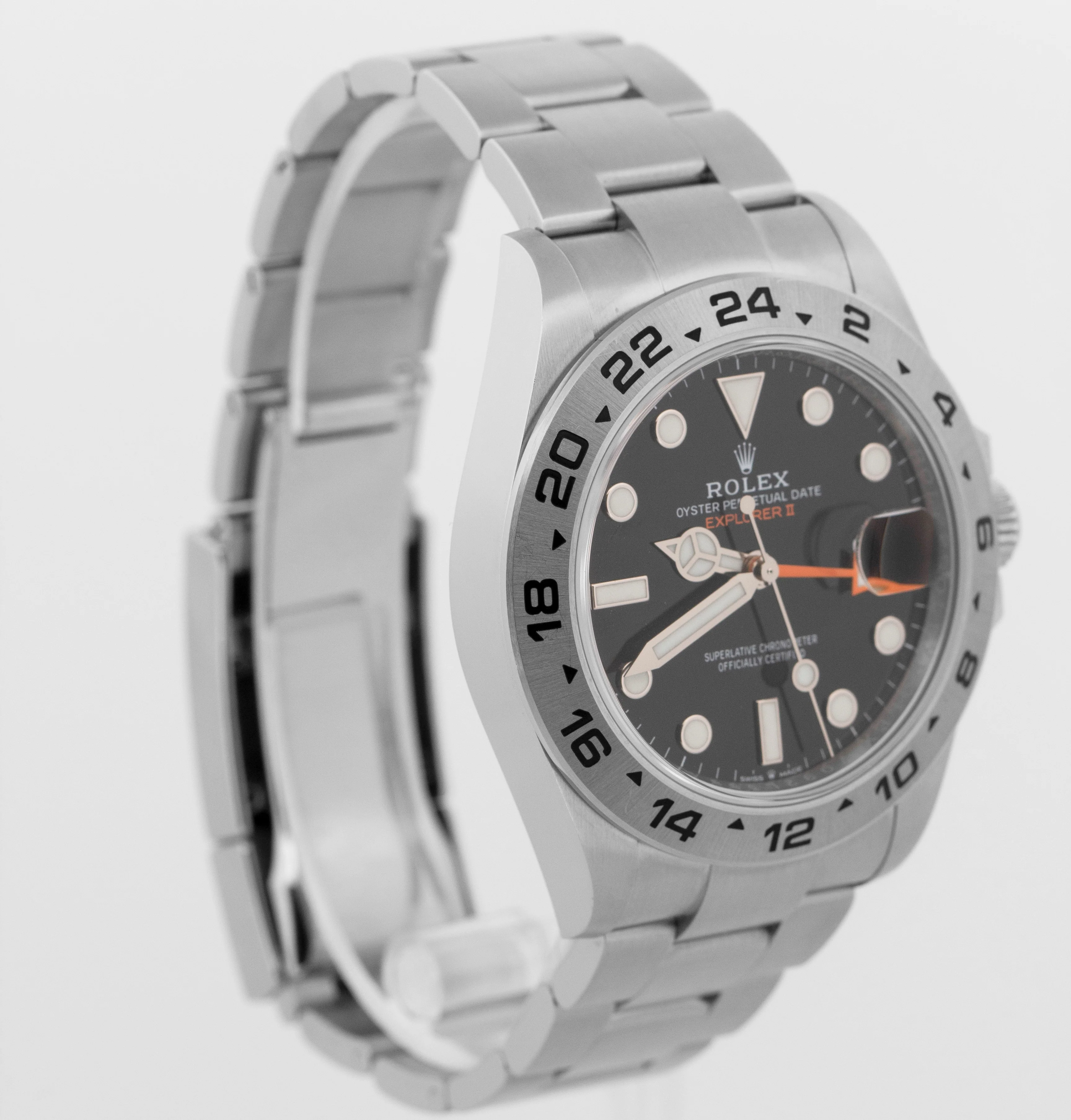 2025 PAPERS Rolex Explorer II 42mm BLACK Stainless Steel GMT 226570 Watch BOX - Image 5