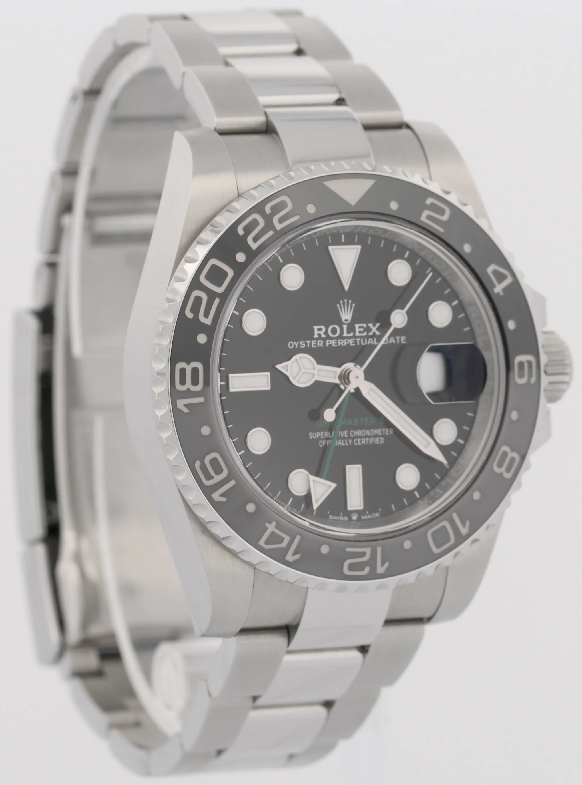 2024 Rolex GMT-Master II BRUCE WAYNE Stainless Steel OYSTER 126710 GRNR BOX - Image 3