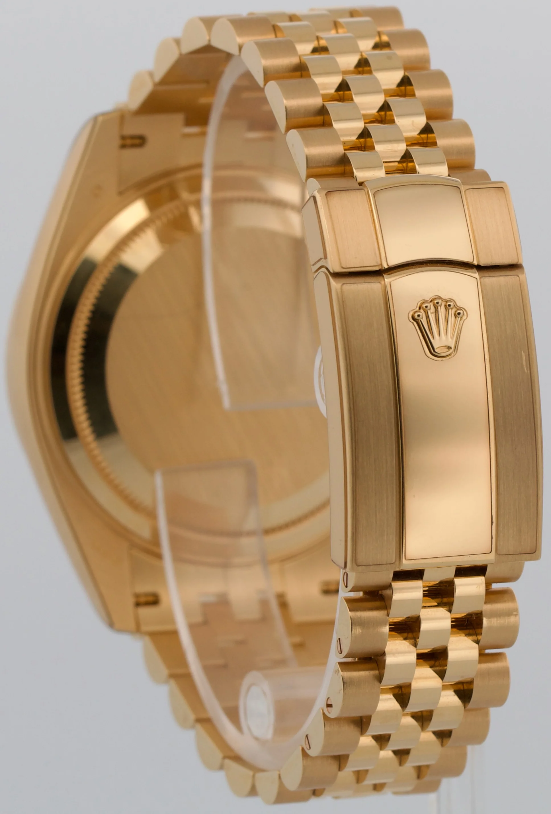 2025 PAPERS Rolex Sky-Dweller GREEN 18K Yellow Gold 42mm JUBILEE 336938 BOX - Image 5