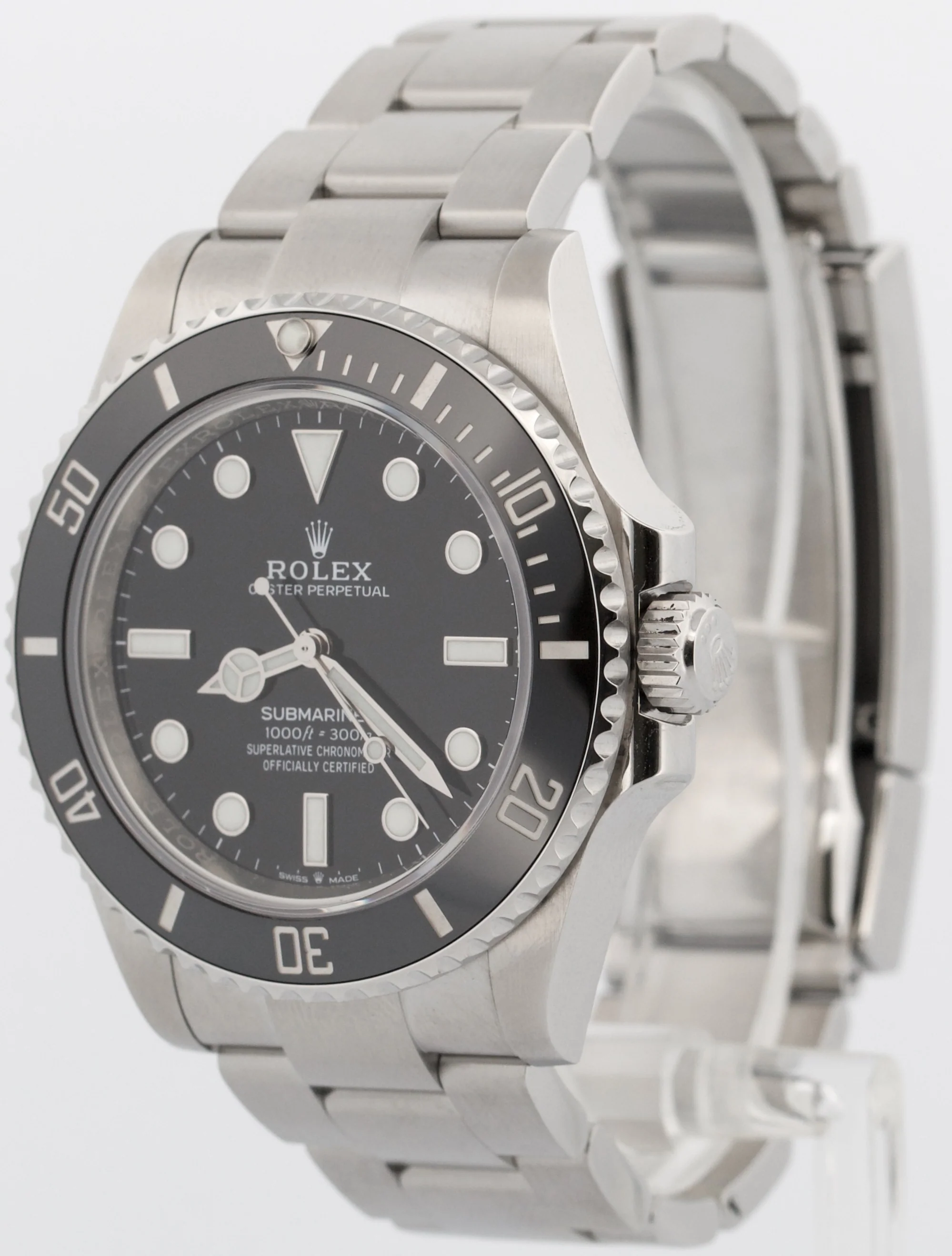 2025 PAPERS Rolex Submariner No-Date BLACK Steel 41mm Ceramic 124060 LN BOX - Image 3