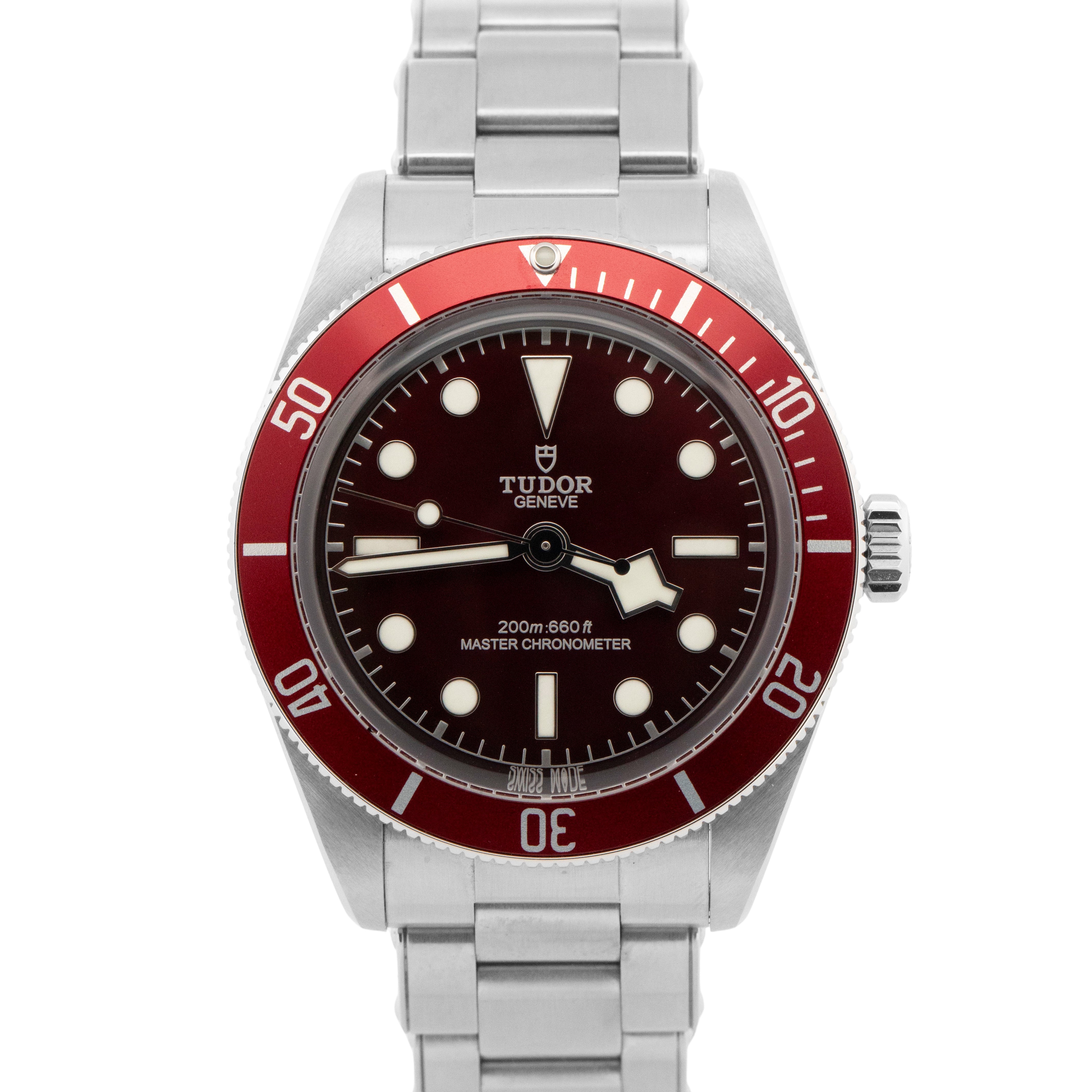 2025 PAPERS Tudor Black Bay Steel Burgundy Red 39mm 7939A1A0RU Watch BOX