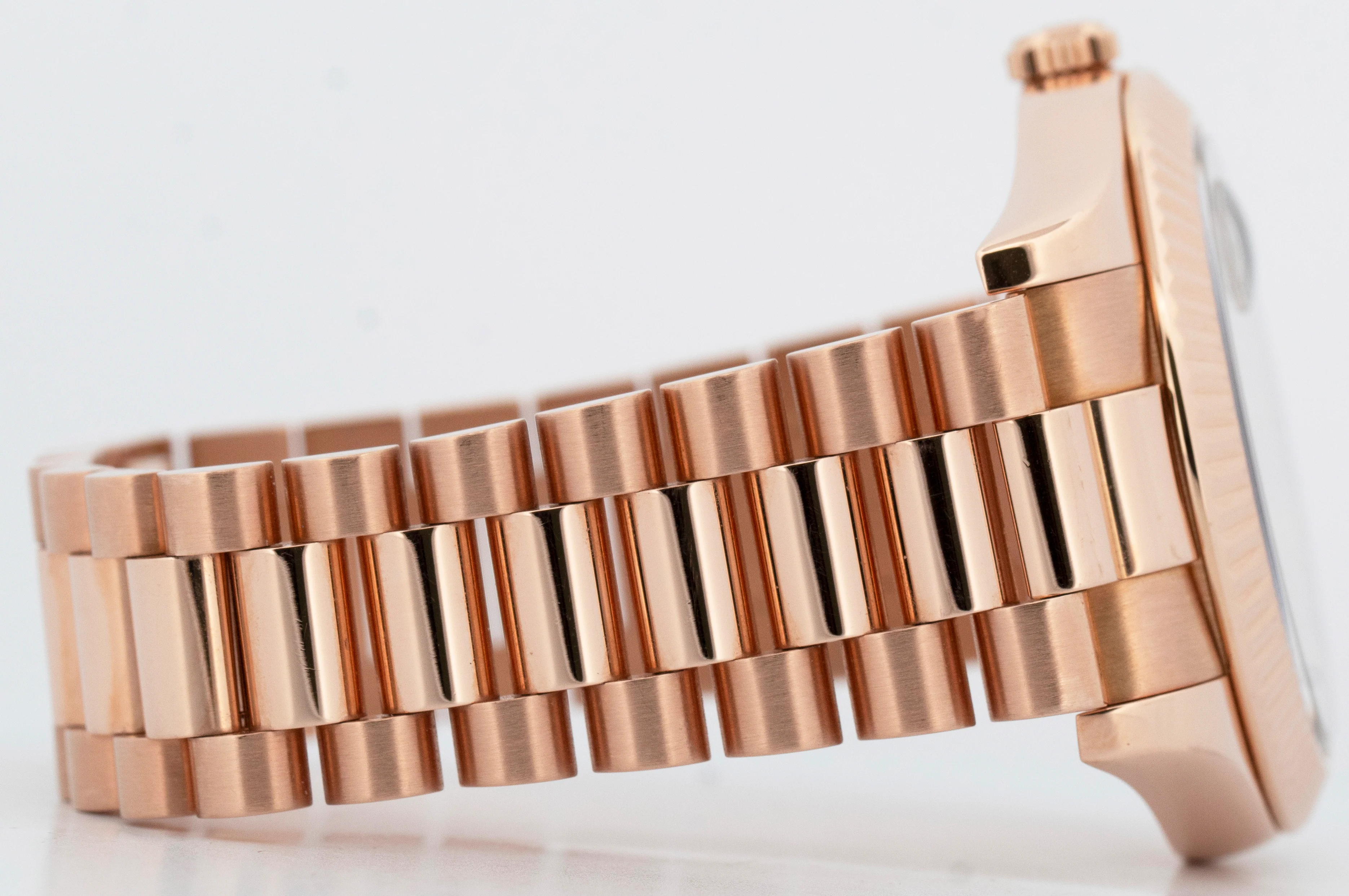 2025 RSC PAPERS Rolex Day-Date II 41mm President CHOCOLATE WAVE Rose Gold 218235 - Image 7