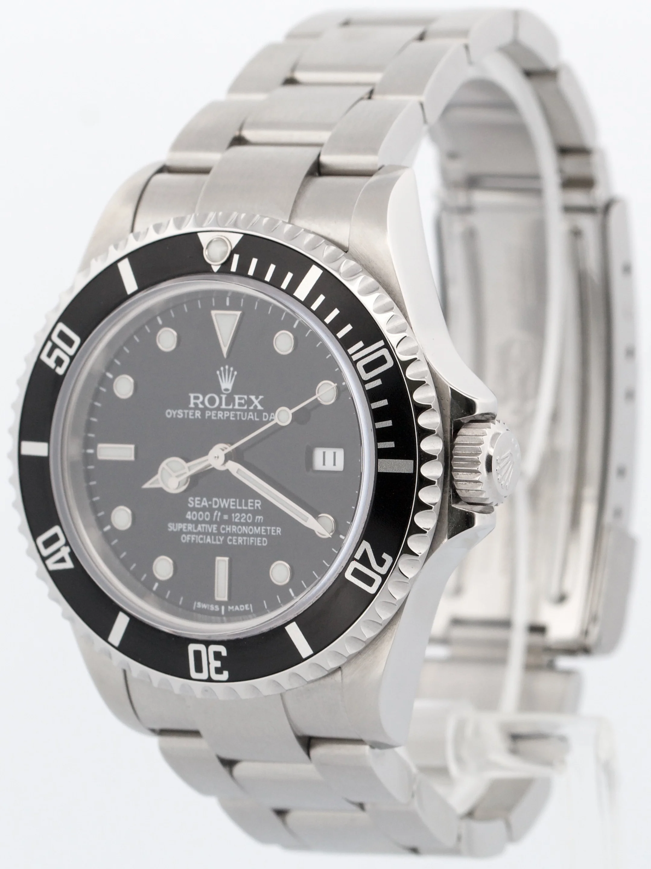 2025 RSC PAPERS Rolex Sea-Dweller Black 40mm Stainless Steel Watch 16600 BOX - Image 3