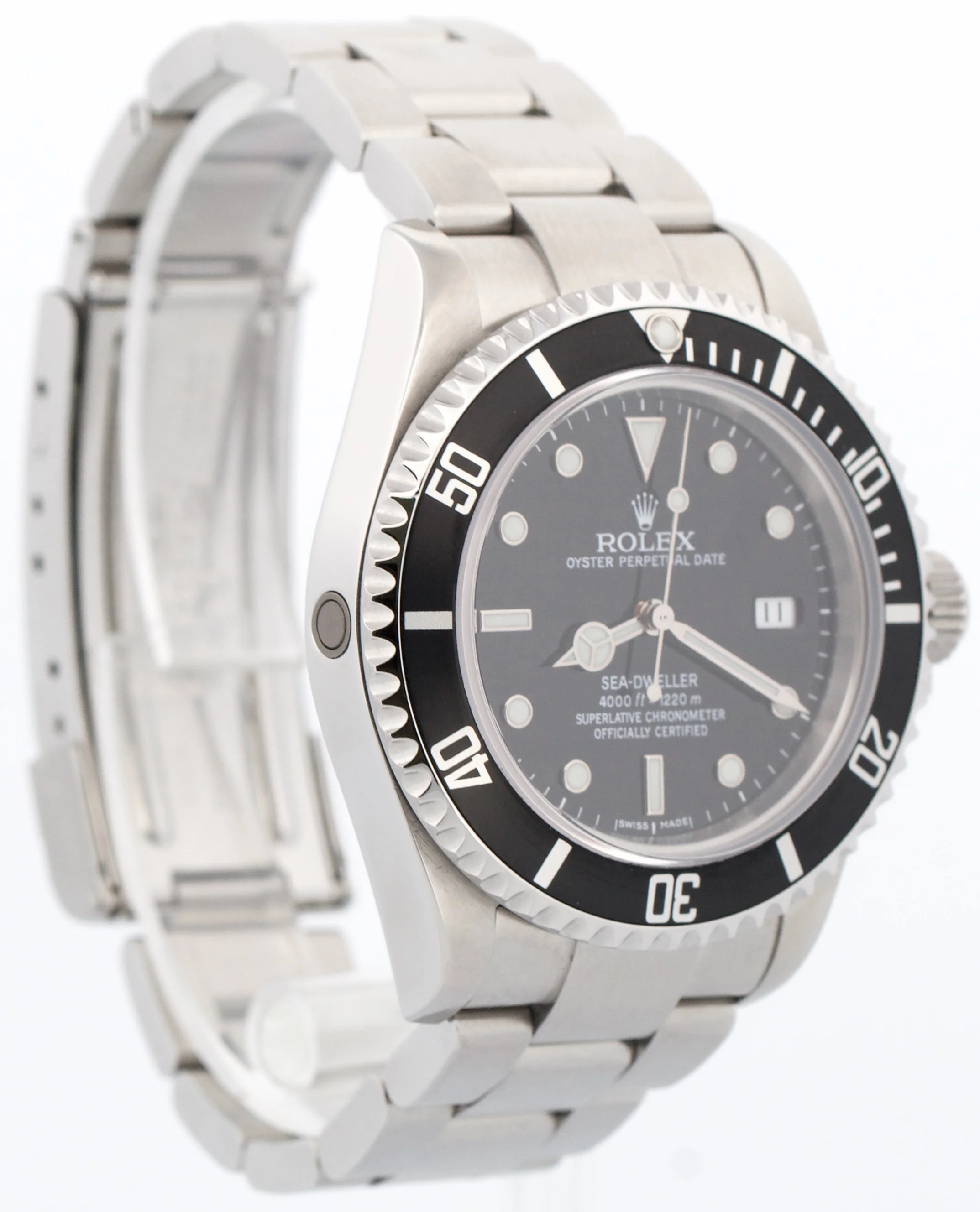 2025 RSC PAPERS Rolex Sea-Dweller Black 40mm Stainless Steel Watch 16600 BOX - Image 4