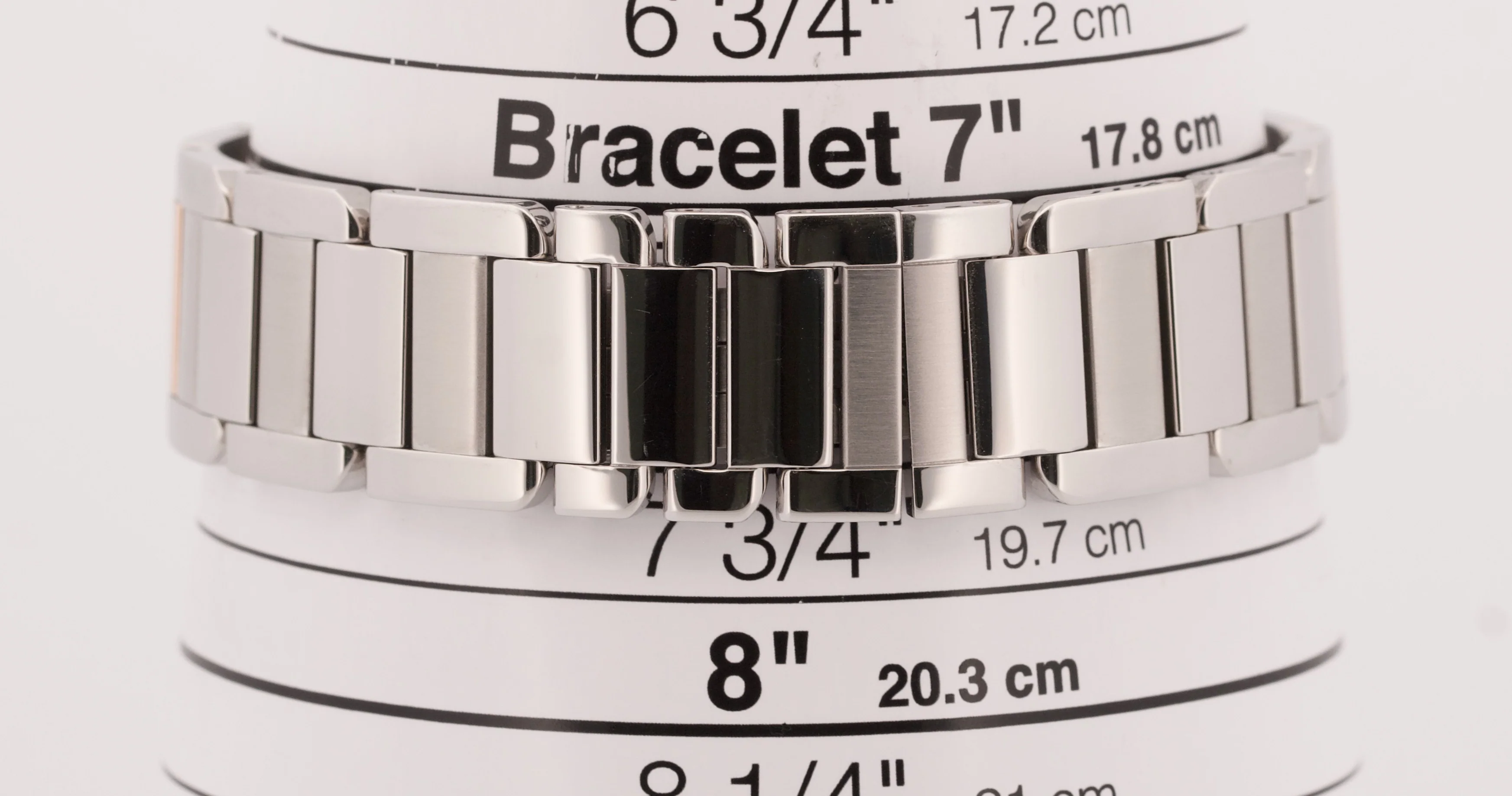 2025 SERVICE Cartier Tank Anglaise LARGE Silver 30mm Two-Tone 3511 / W5310007 - Image 9