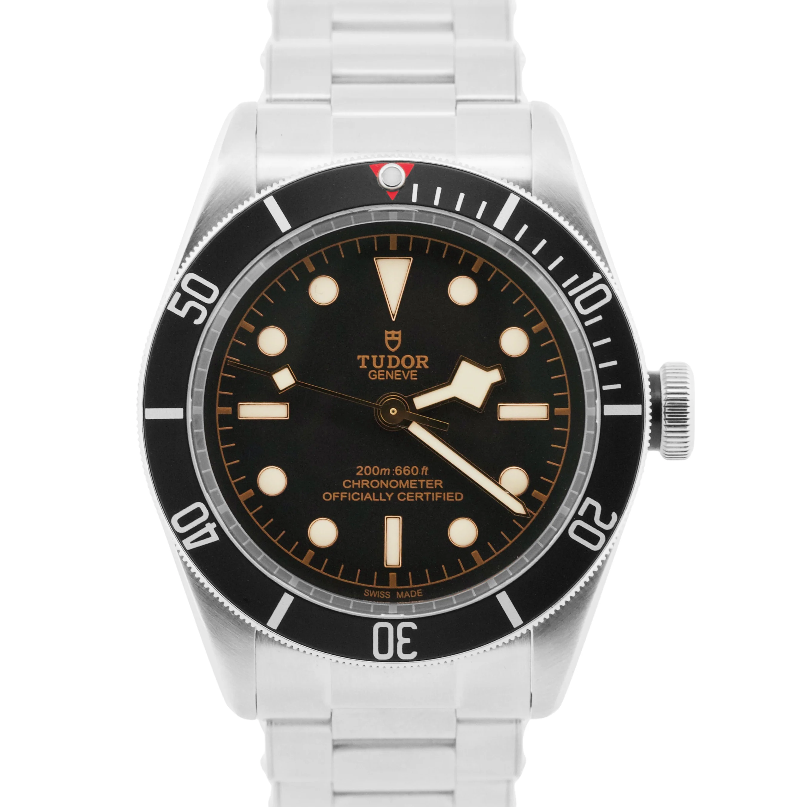 2025 SERVICE PAPERS Tudor Black Bay Stainless Steel Leather 41mm 79230N BOX