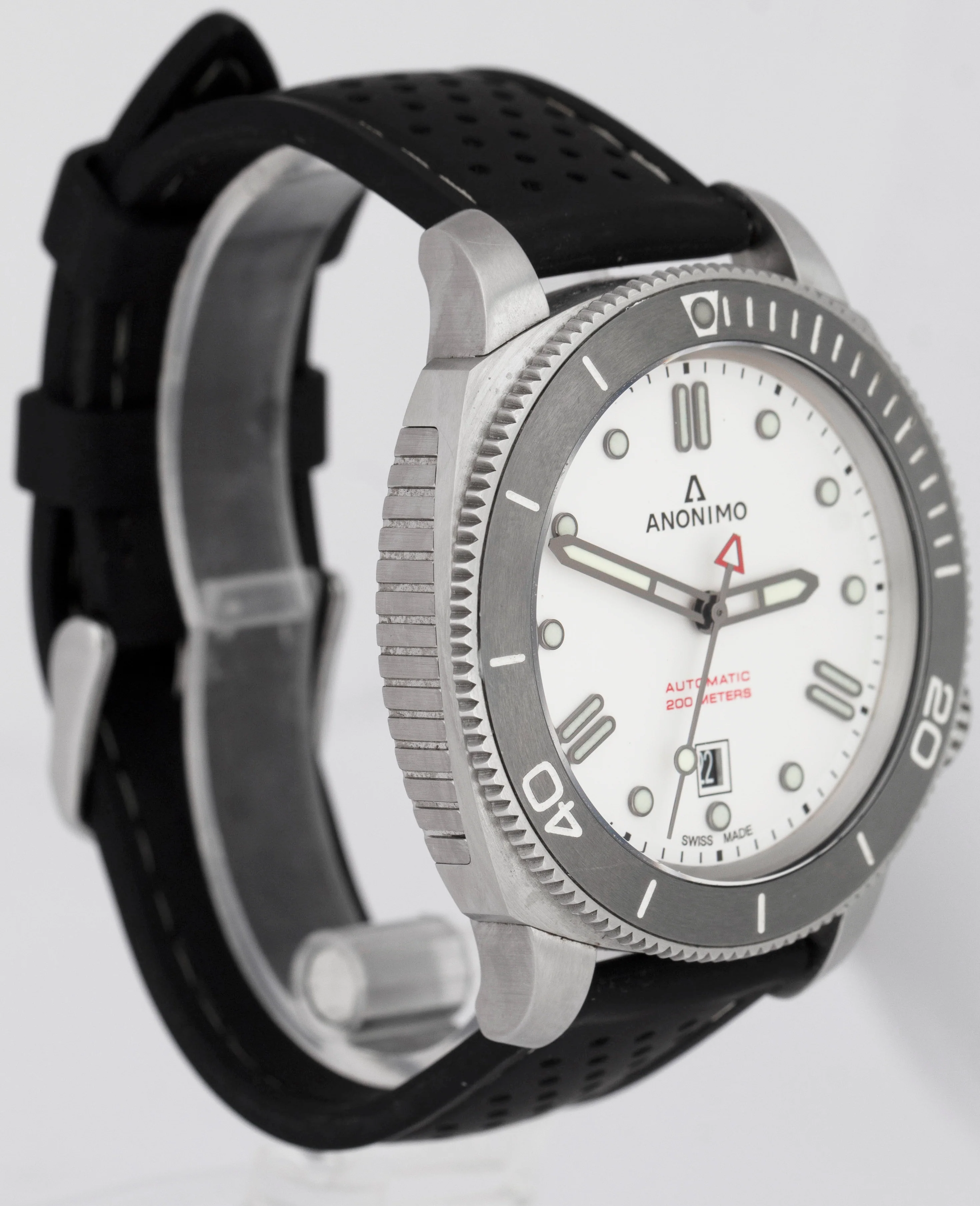 Anonimo Nautilo Automatic White 42mm Stainless Steel Watch AM-1002.05.003.A05 - Image 4