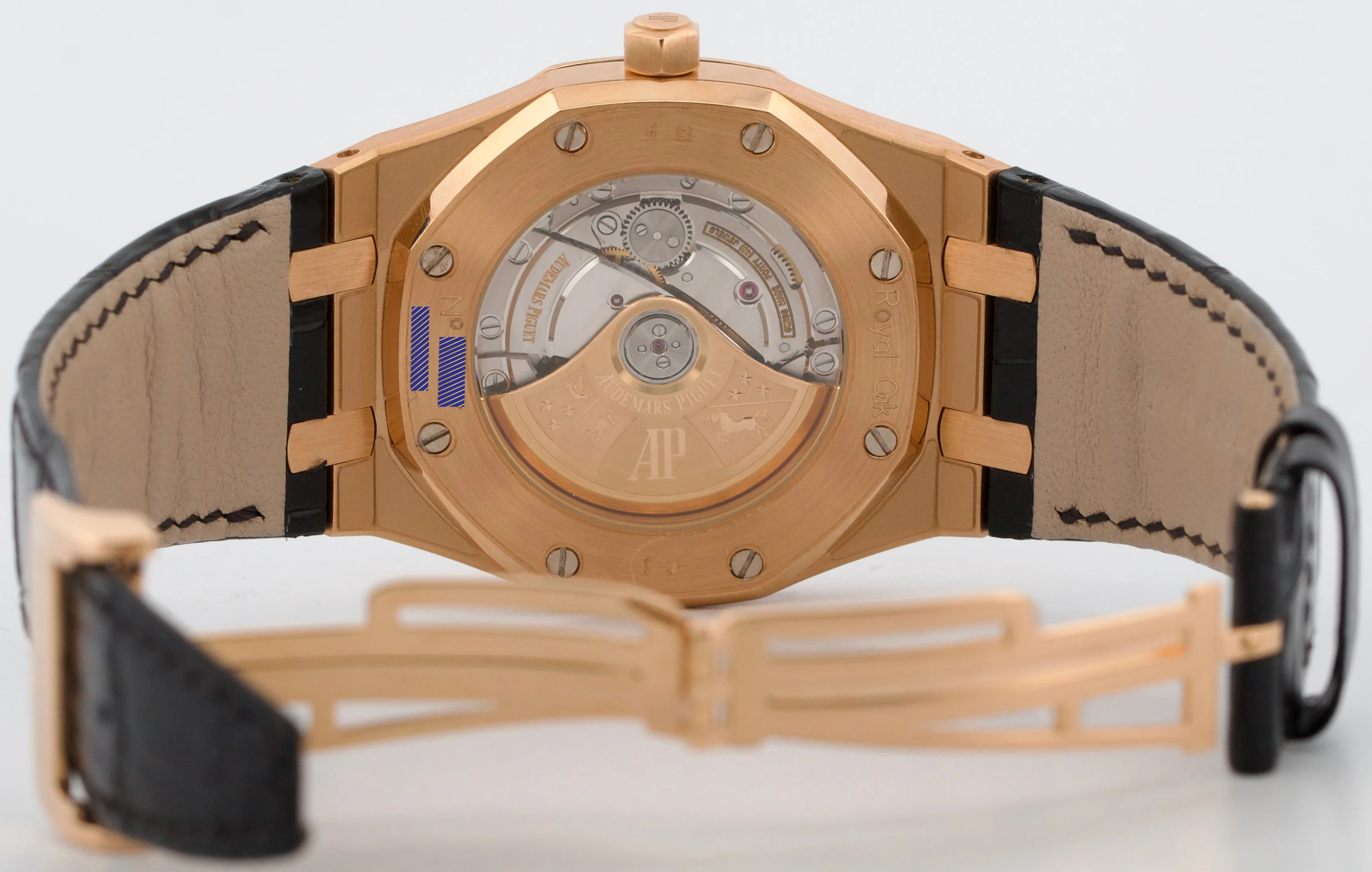 Audemars Piguet Royal Oak 18K Gold WHITE Leather 39mm 15300OR.OO.D088CR.02 BOX - Image 8