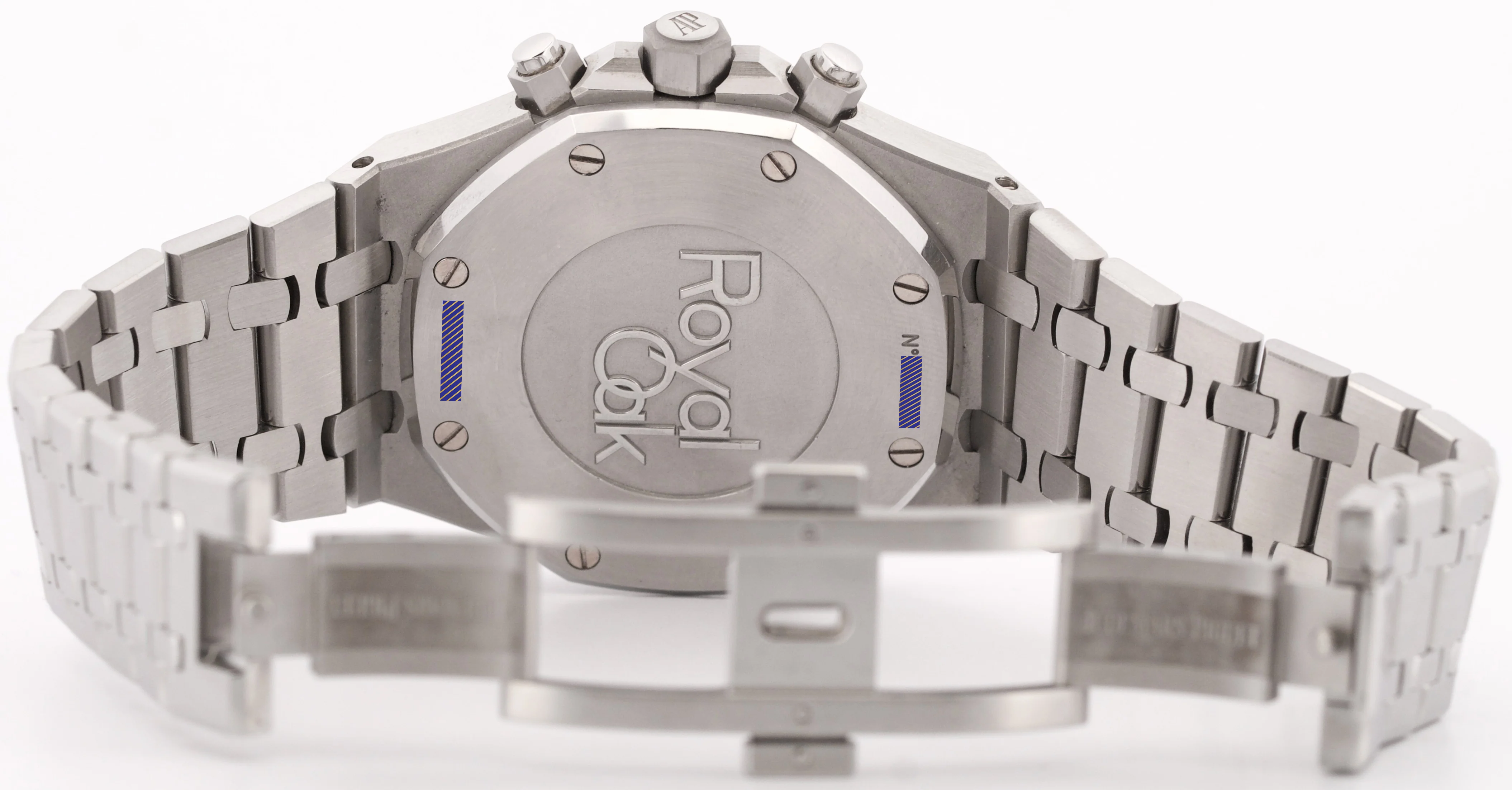 Audemars Piguet Royal Oak 41mm BLACK Chronograph Stainless Steel Watch 26320ST - Image 9