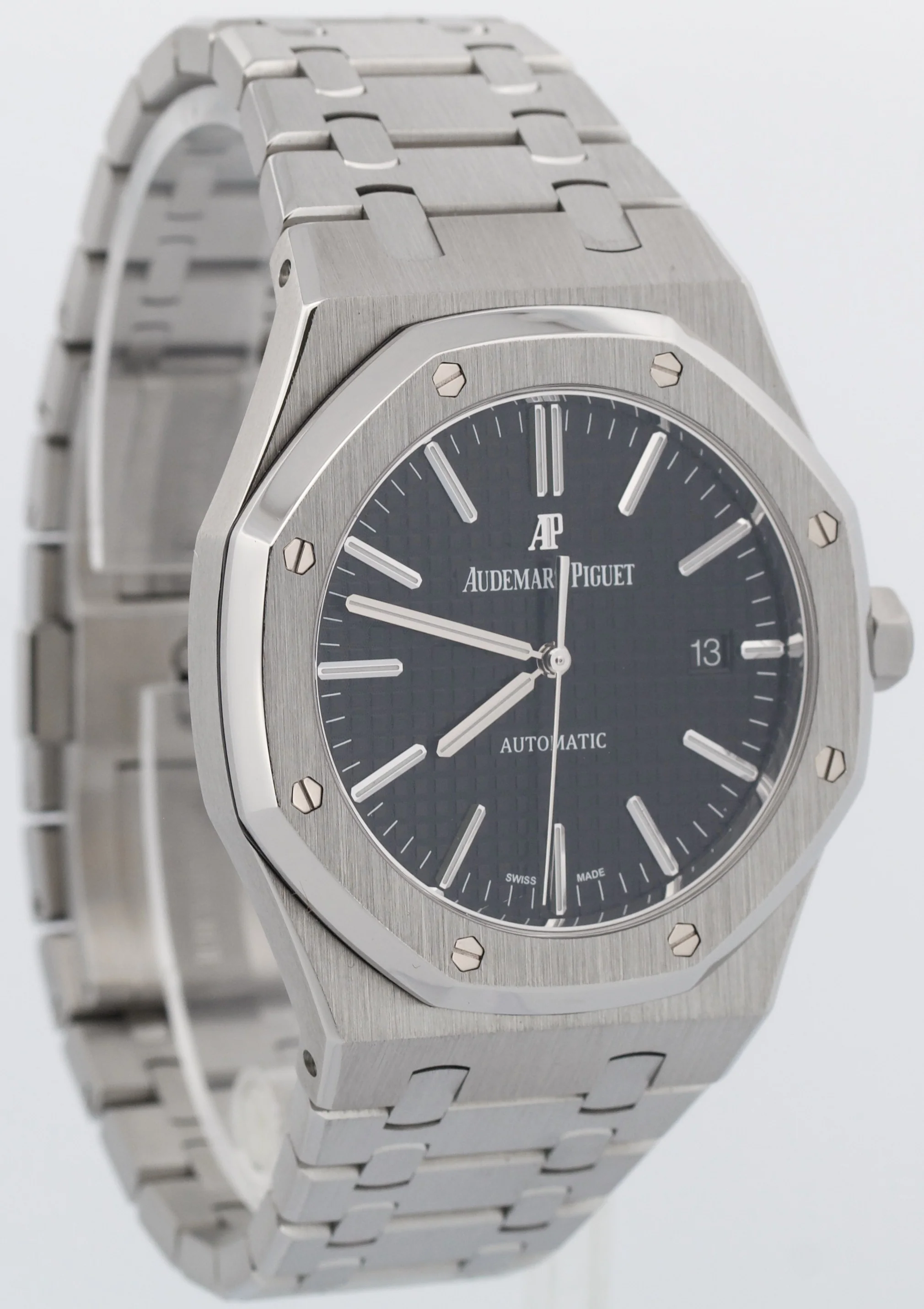 Audemars Piguet Royal Oak BLACK 41mm Stainless Watch 15400ST.OO.1220ST.01 BOX - Image 4