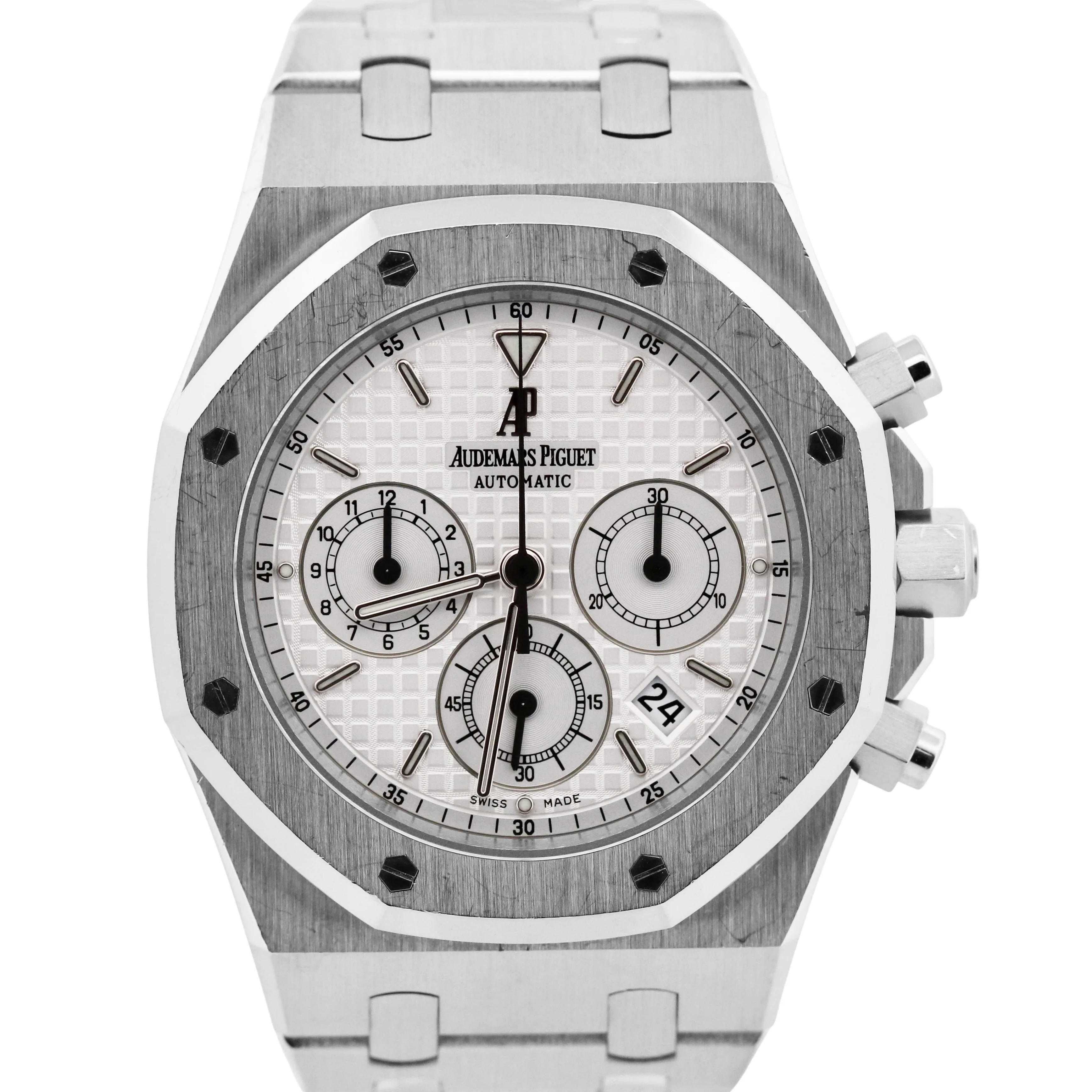Audemars Piguet Royal Oak Chronograph WHITE Stainless 39mm 25860ST.OO.1110ST.05