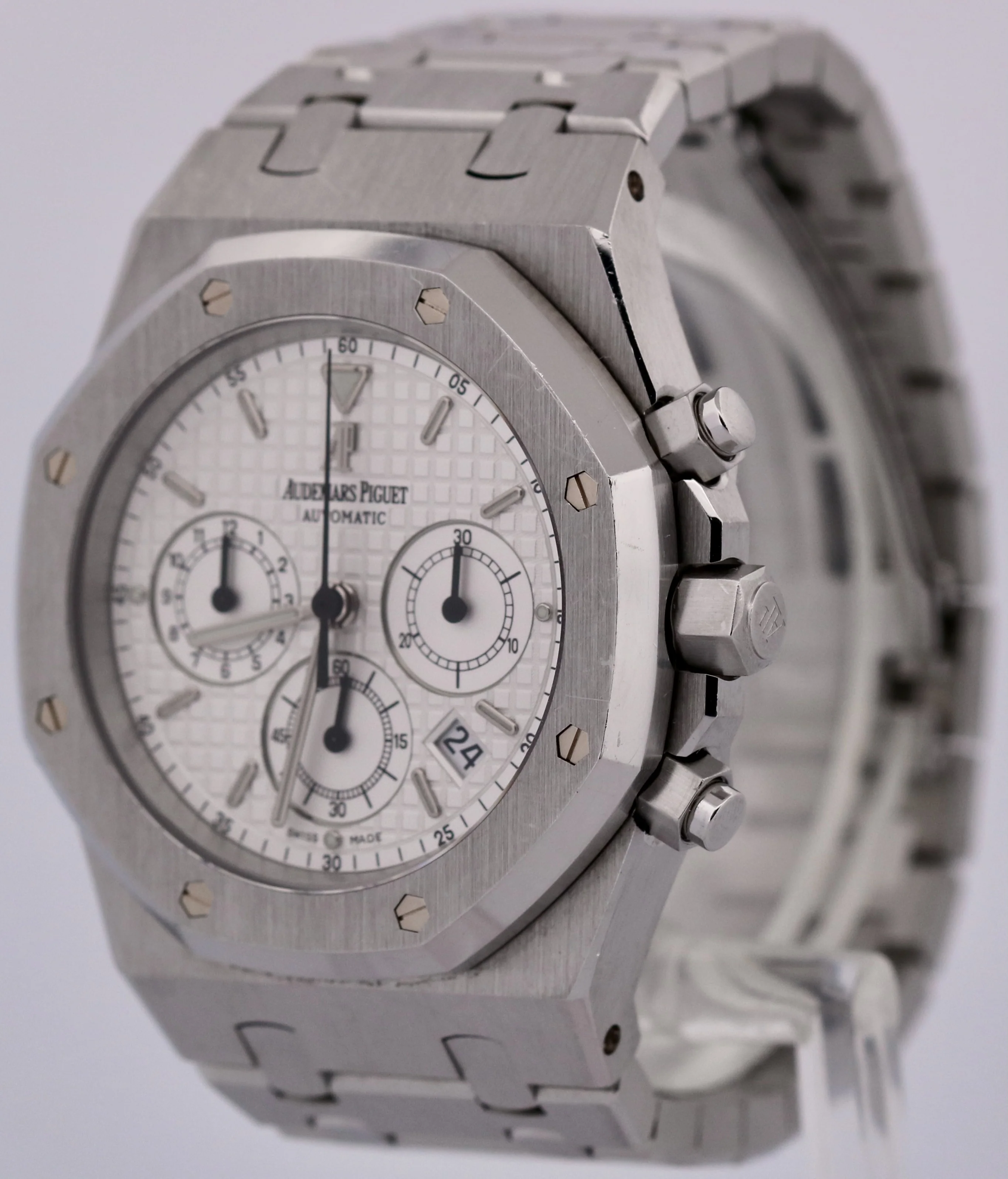 Audemars Piguet Royal Oak Chronograph WHITE Stainless 39mm 25860ST.OO.1110ST.05 - Image 3