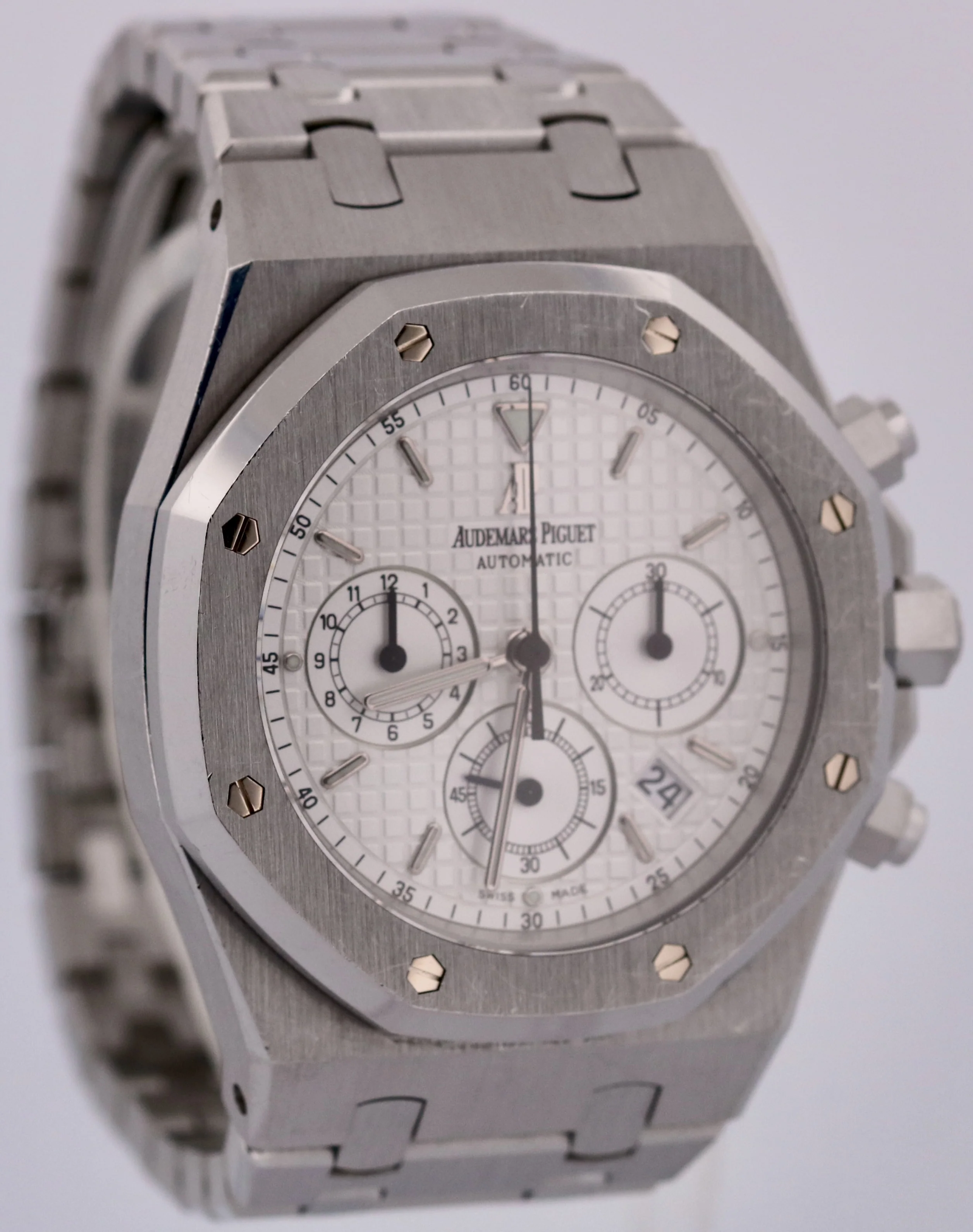 Audemars Piguet Royal Oak Chronograph WHITE Stainless 39mm 25860ST.OO.1110ST.05 - Image 4