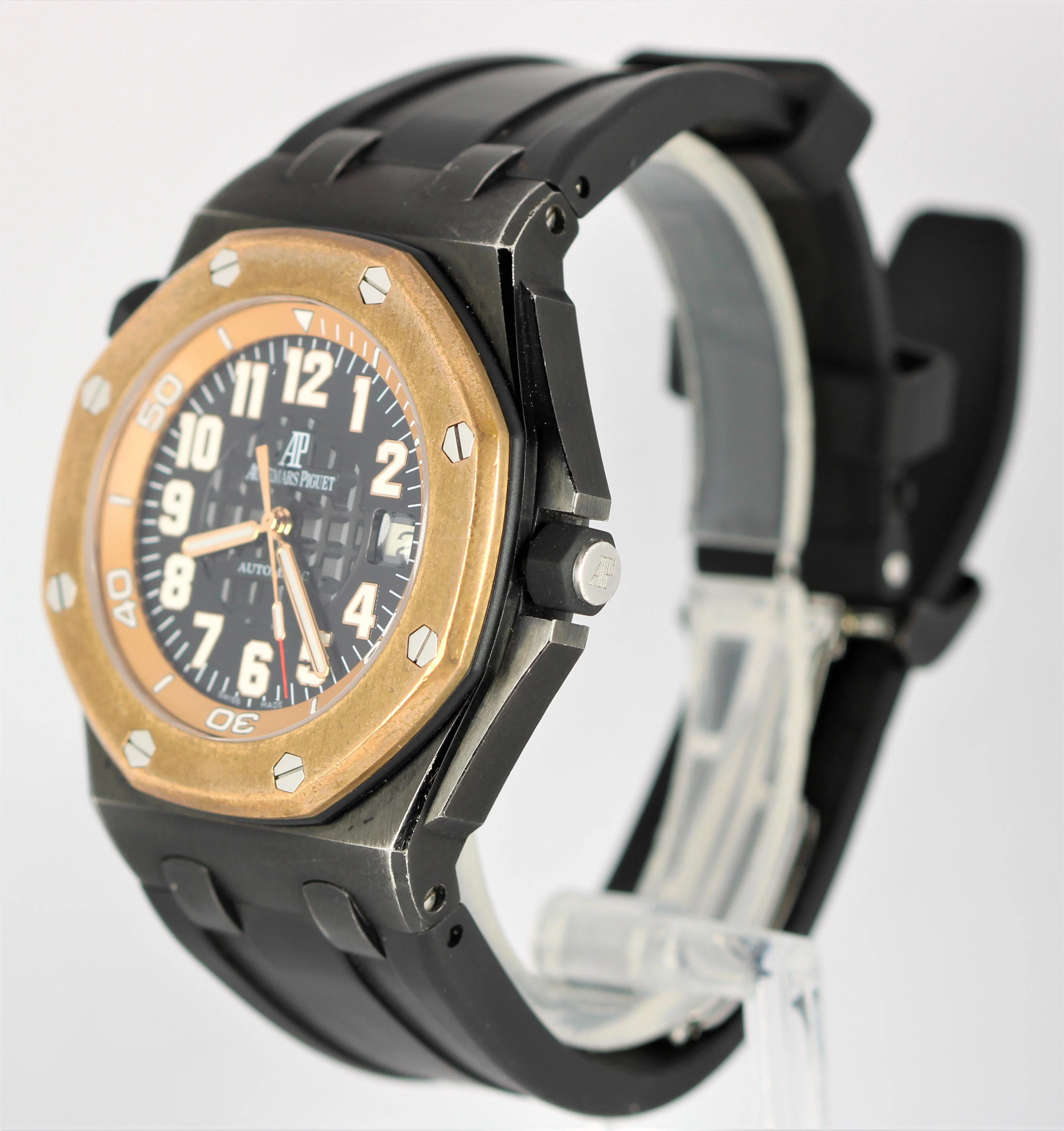 Audemars Piguet Royal Oak Offshore Bartorelli Bronze Black 45mm 15702AU Watch - Image 3