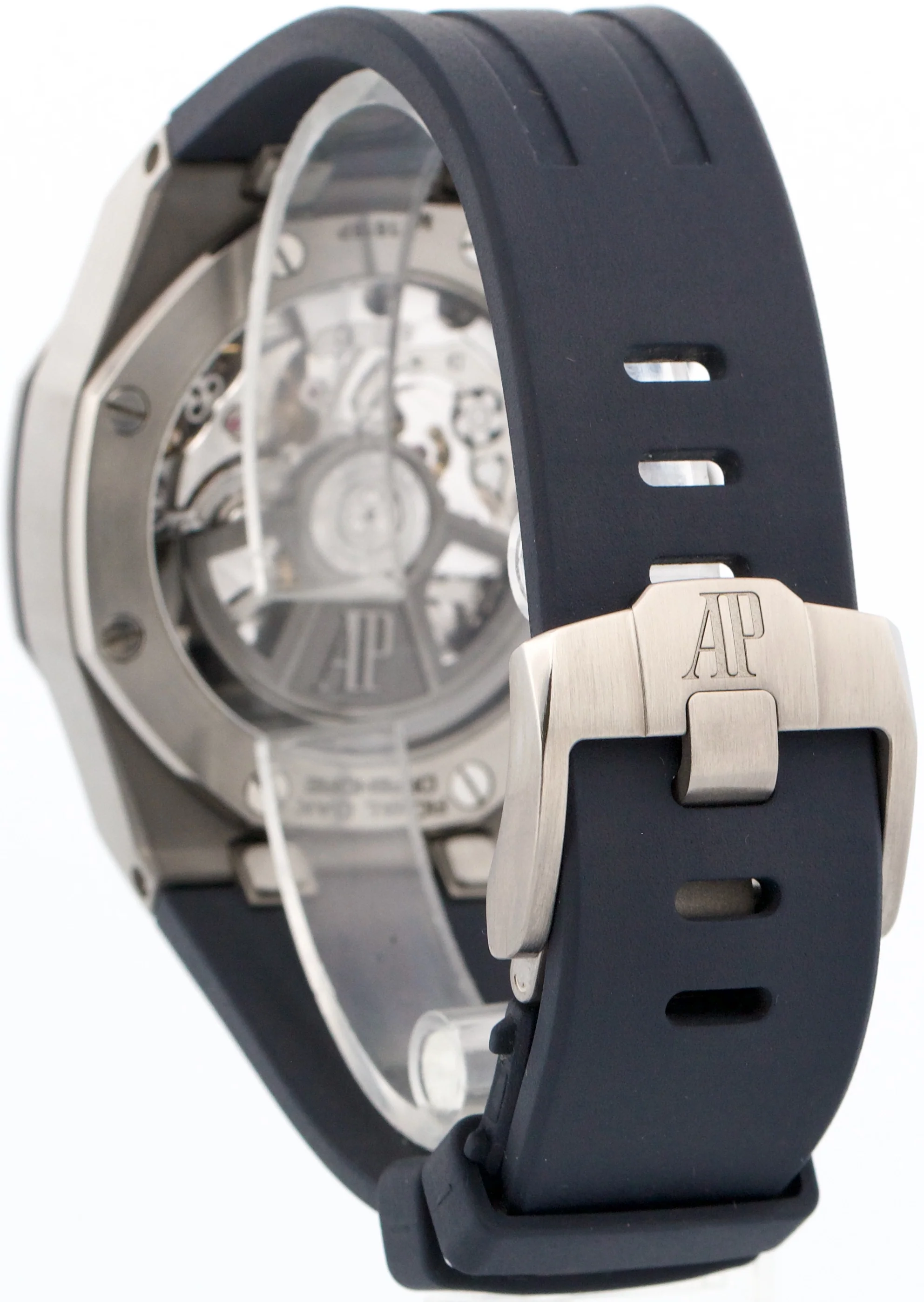 Audemars Piguet Royal Oak Offshore Chronograph BLUE Titanium Rubber 43mm 26420TI - Image 5