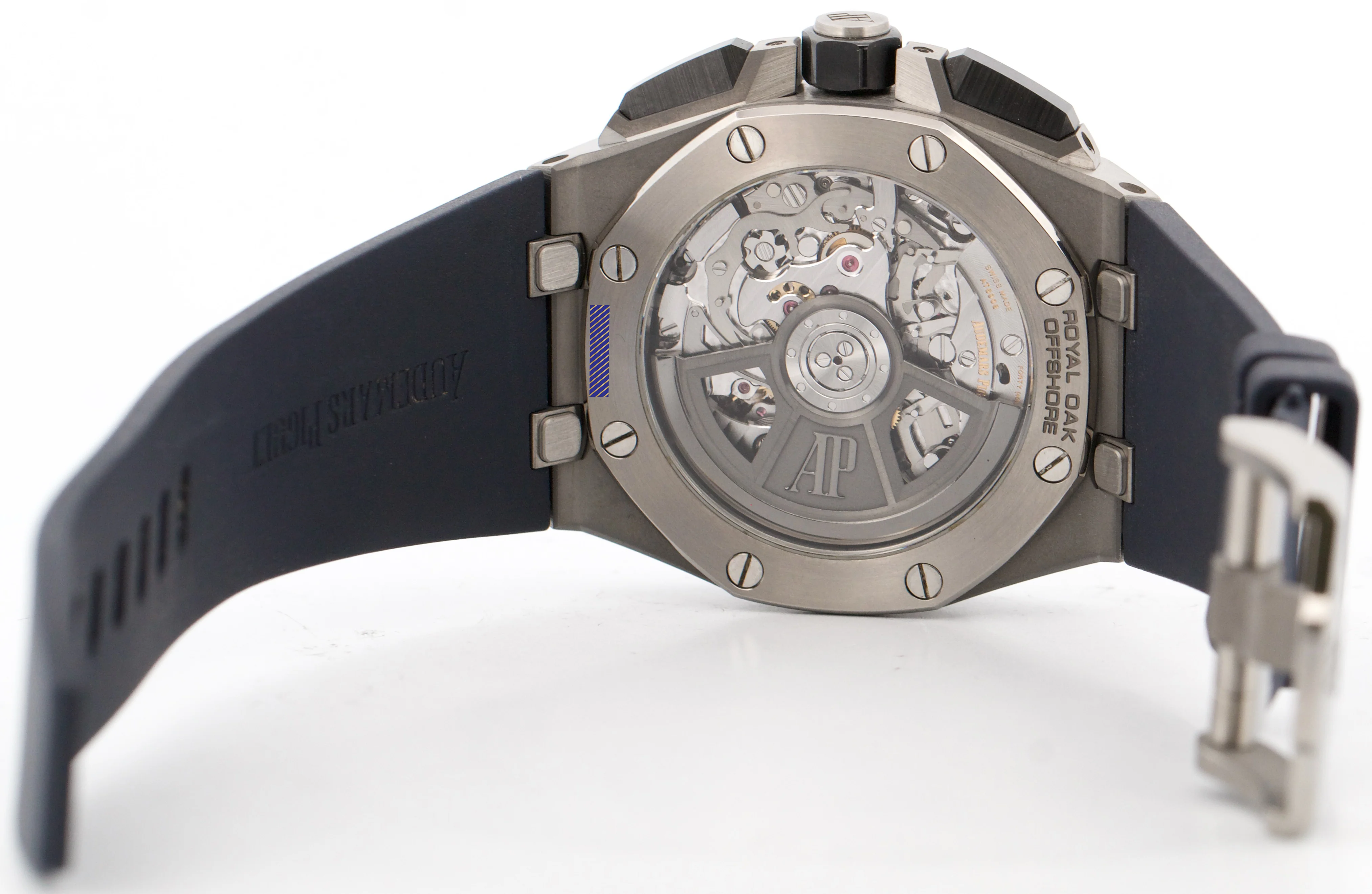 Audemars Piguet Royal Oak Offshore Chronograph BLUE Titanium Rubber 43mm 26420TI - Image 7