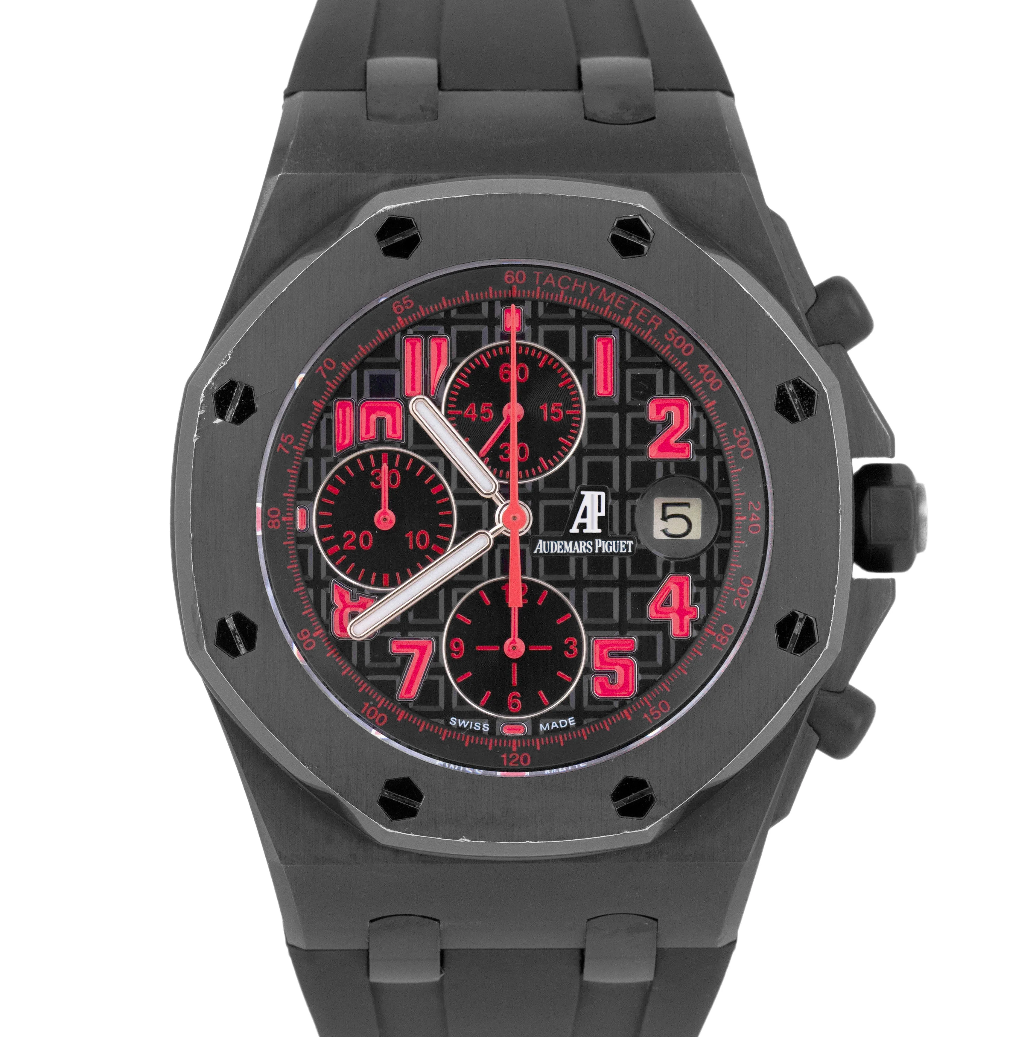 Audemars Piguet Royal Oak Offshore Las Vegas Strip 42mm PVD Black Red 26186SN