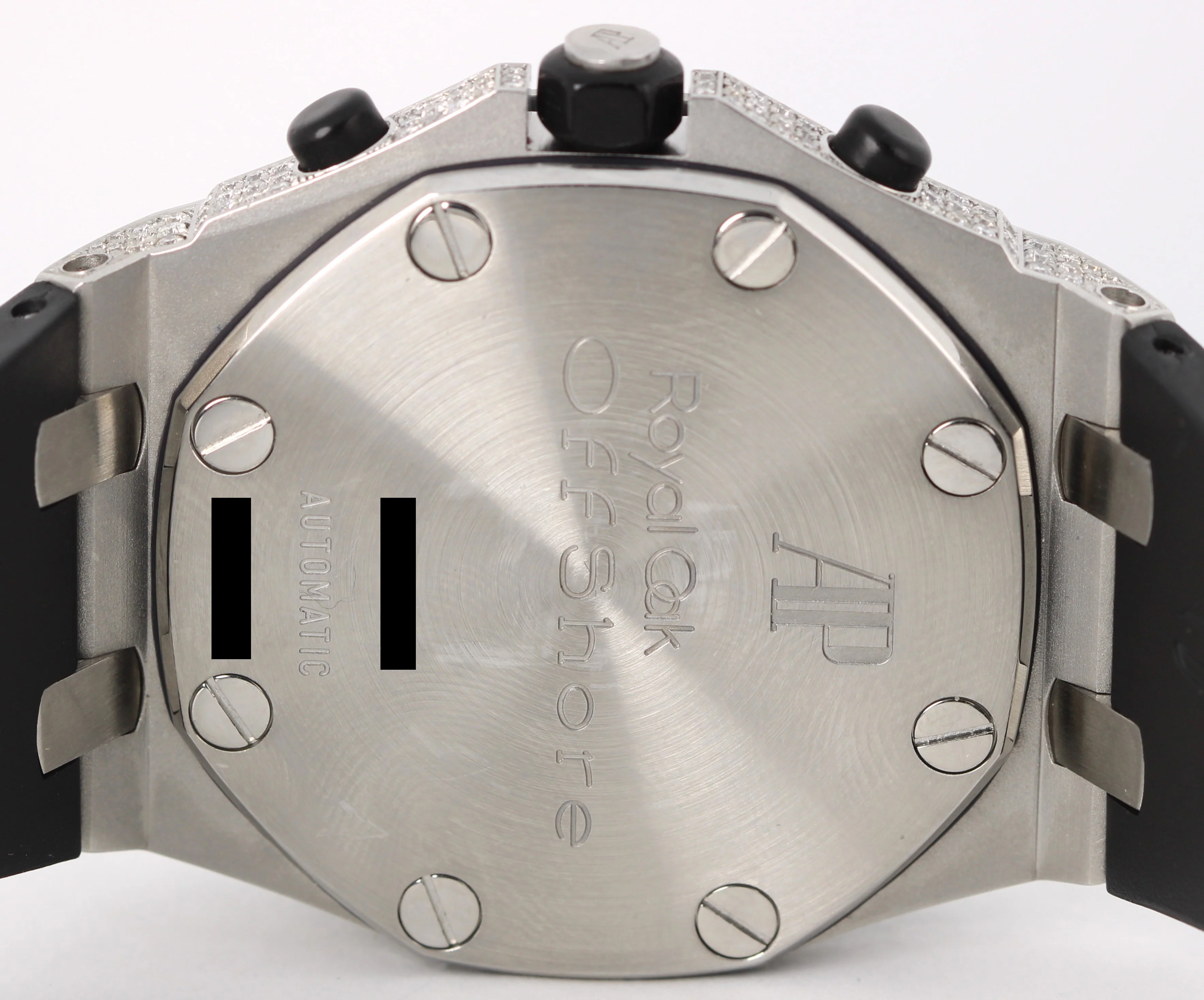 Audemars Piguet Royal Oak Offshore Safari Cream DIAMONDS 42mm 26170ST Watch - Image 10