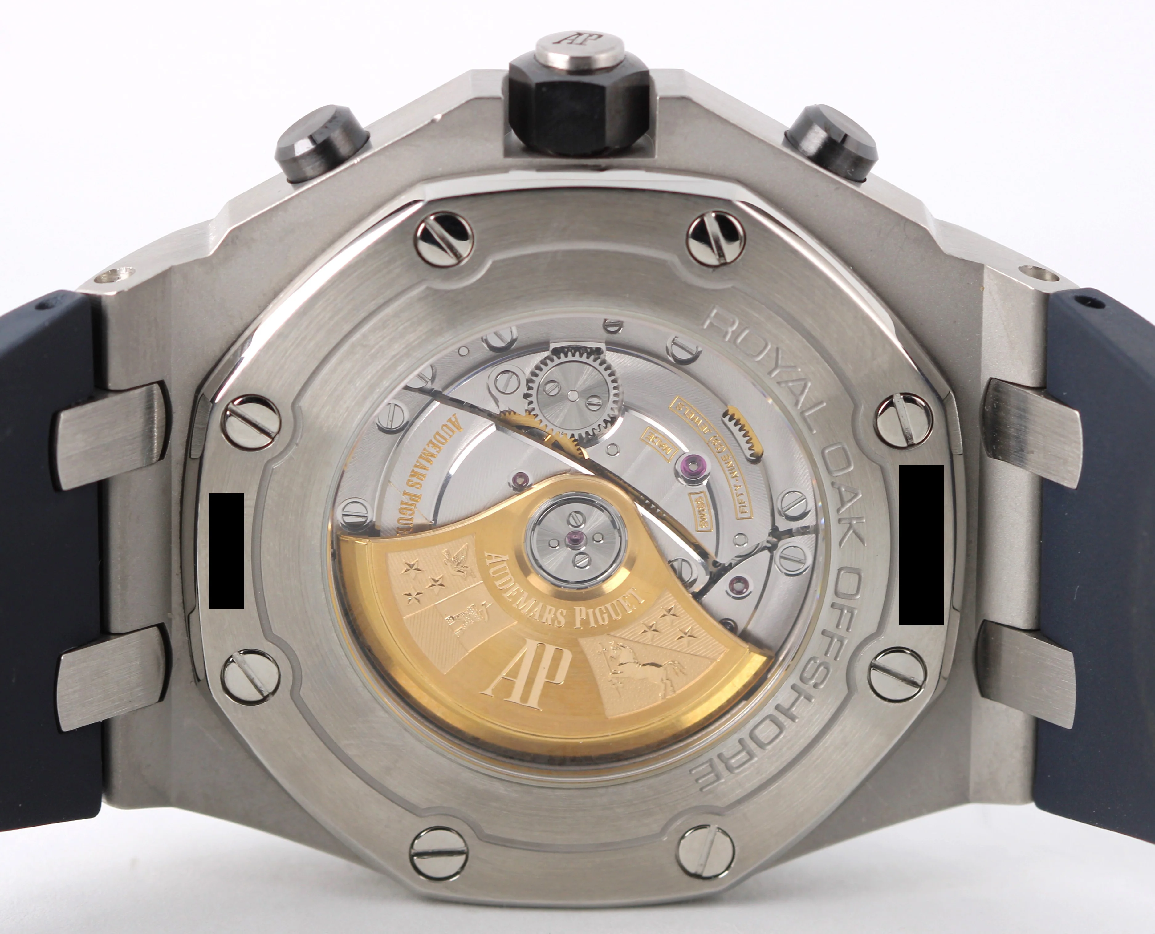 Audemars Piguet Royal Oak Offshore Steel Navy Blue Orange 42mm 26470ST Watch - Image 8