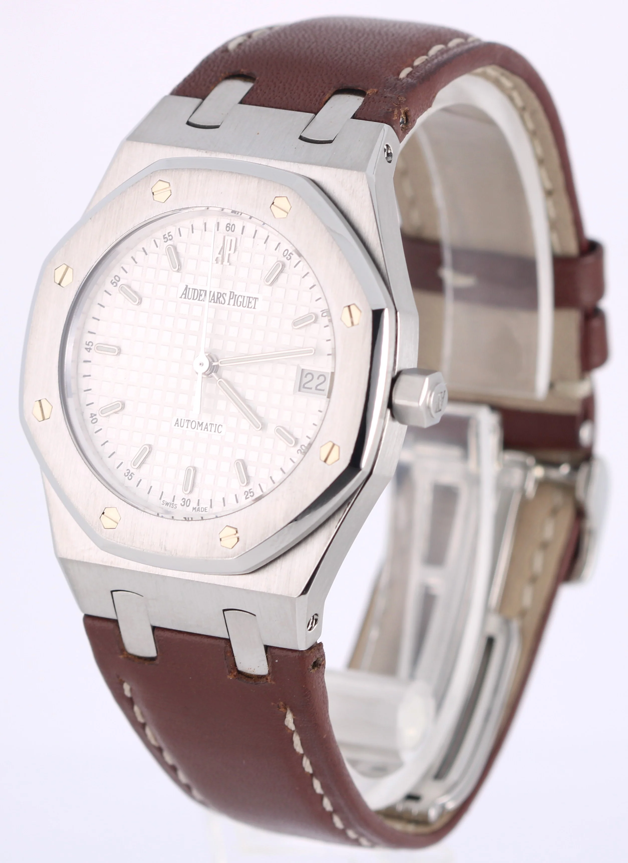 Audemars Piguet Royal Oak Pictet & Cie Special Edition Silver 36mm 15189ST Watch - Image 3