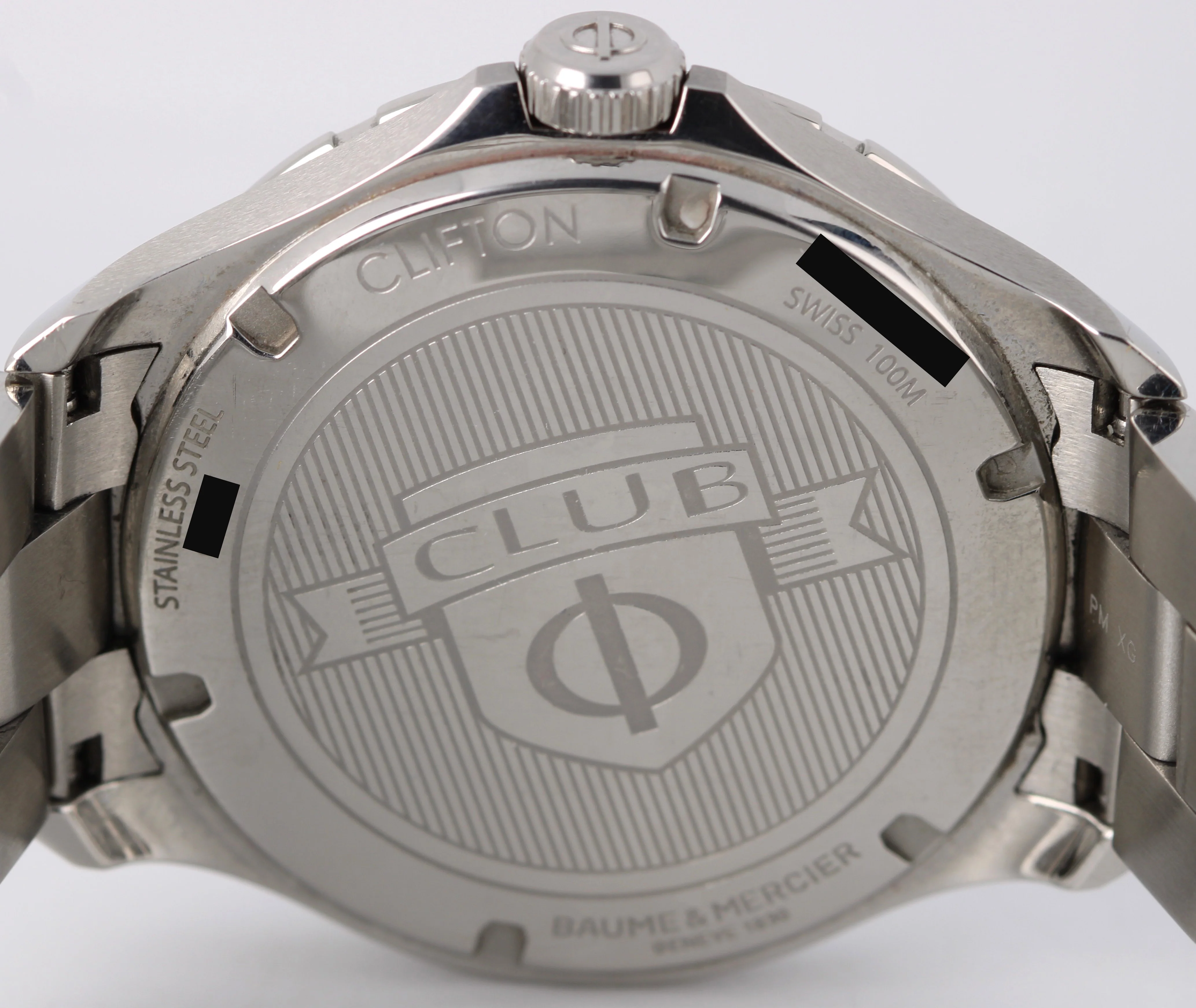 Baume & Mercier Clifton Club PAPERS Steel Black Orange 42mm M0A10340 Watch BOX - Image 9