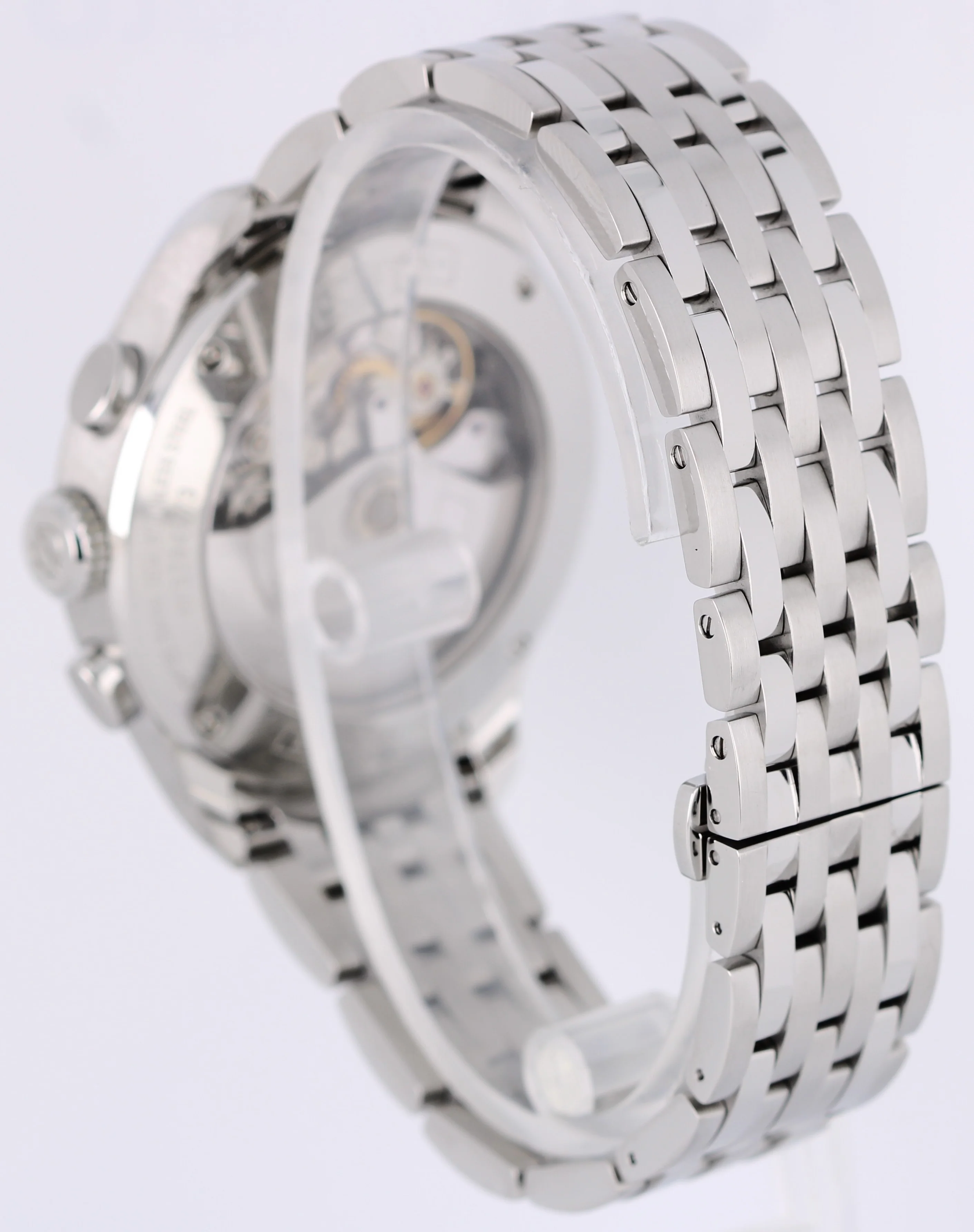 Baume & Mercier Clifton Triple Date Stainless Steel Ivory 43mm 65793 Watch - Image 6