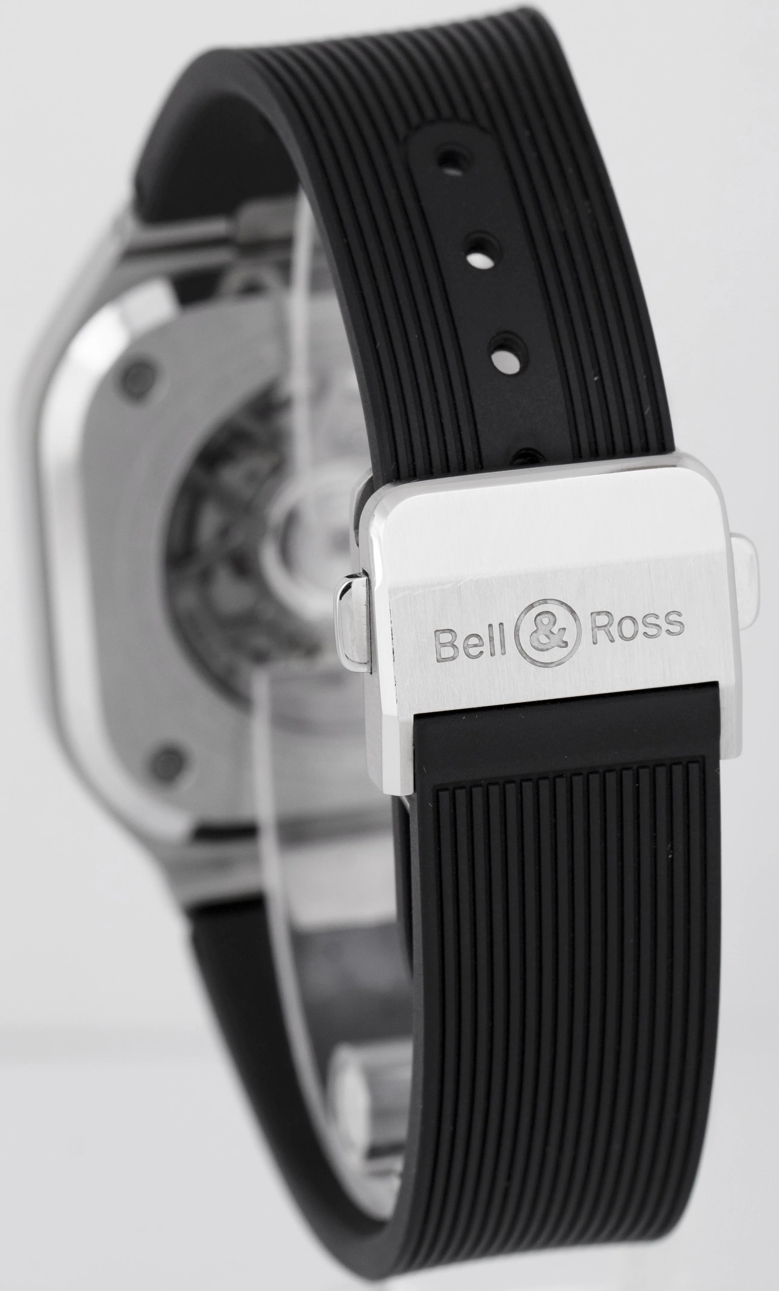 Bell & Ross Black Stainless Steel 40mm Rubber Date Watch BR05A-BL-ST/SRB BOX - Image 5