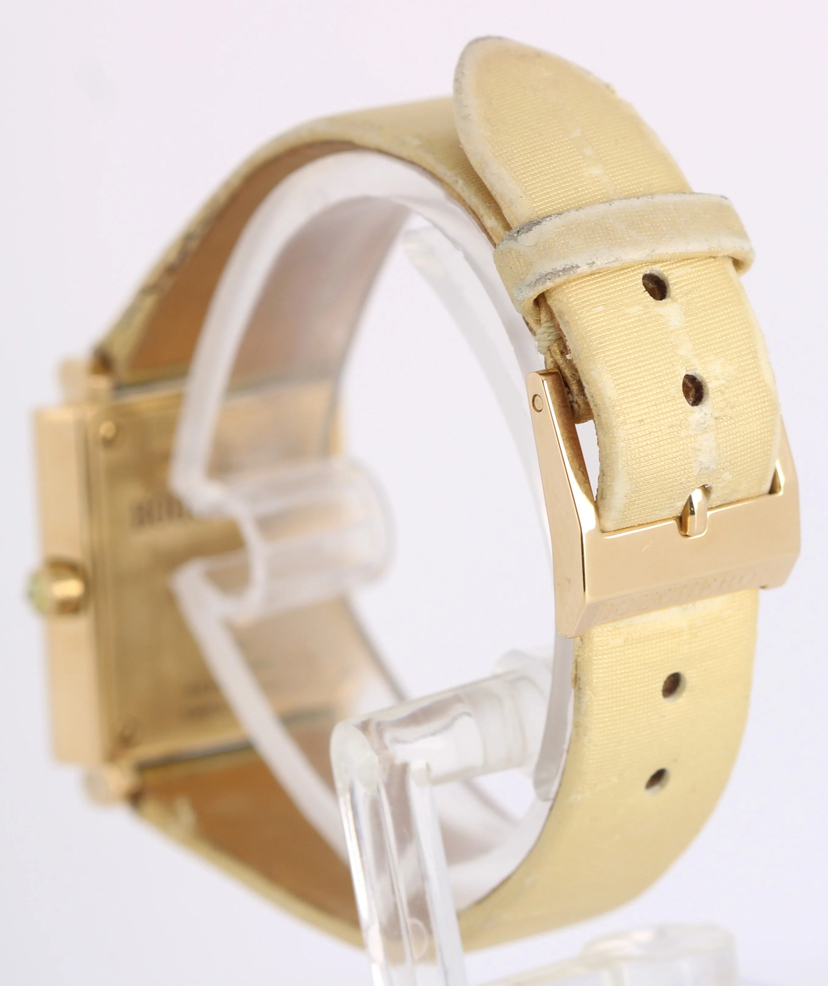 Boucheron Carree PAPERS 18k Gold YELLOW DIAMOND Mother of Pearl AJ410452 BOX - Image 6