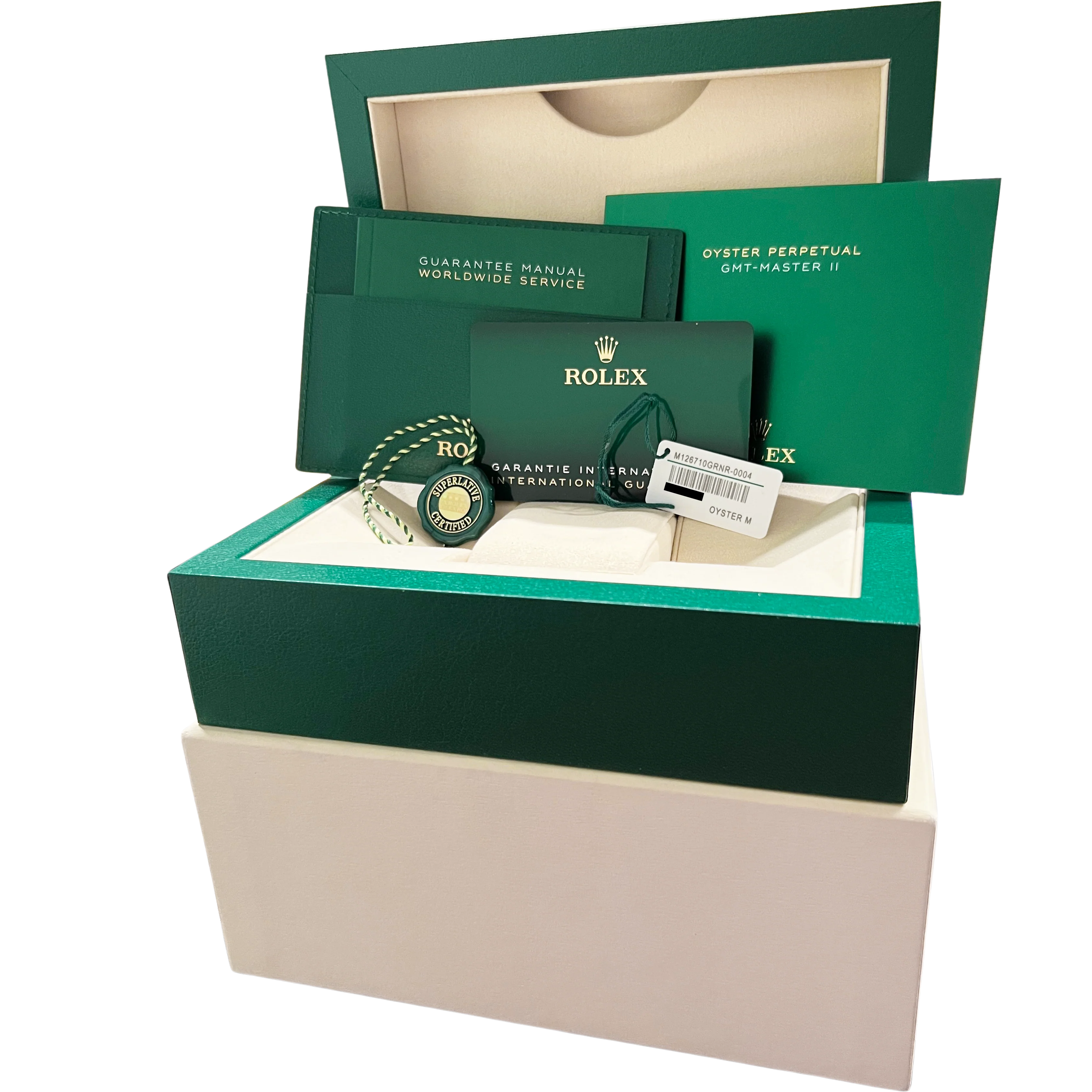 BRAND NEW JUNE 2025 Rolex GMT-Master II BRUCE WAYNE Steel Watch 126710 GRNR B+P - Image 2