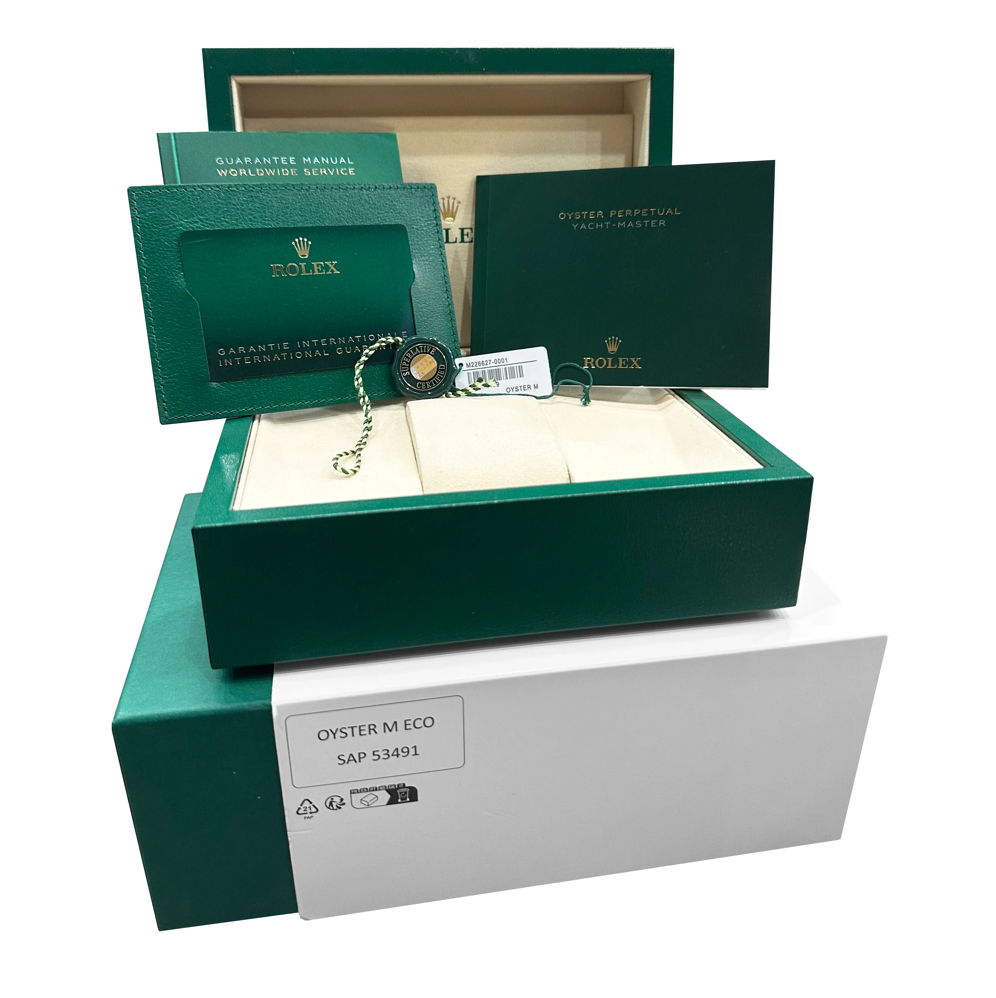 BRAND NEW MAR. 2025 PAPERS Rolex Yacht-Master TITANIUM Ceramic Black 42mm 226627 - Image 2